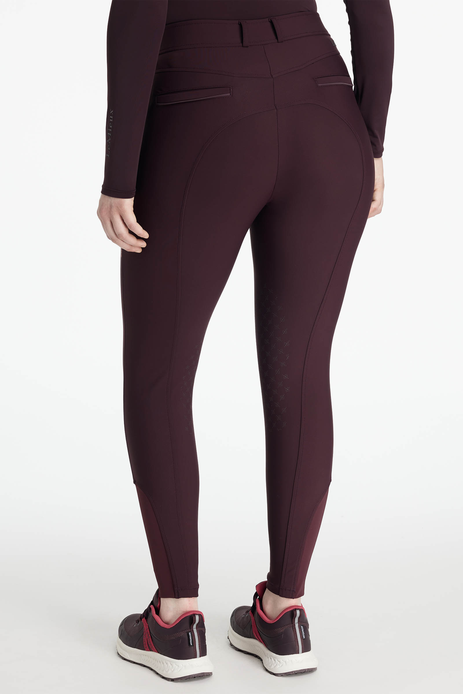 Damson LeMieux Isabelle pantalones de equitaci&oacute;n para mujer con asiento completo