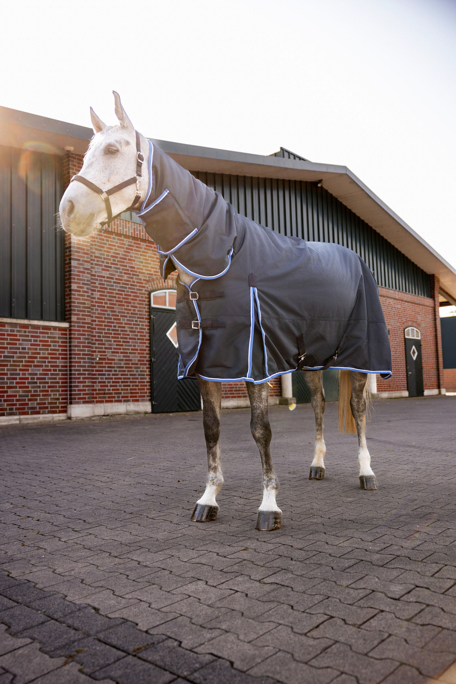 Manta de Exterior con Cubre CuelloHorze Glasgow, 400g