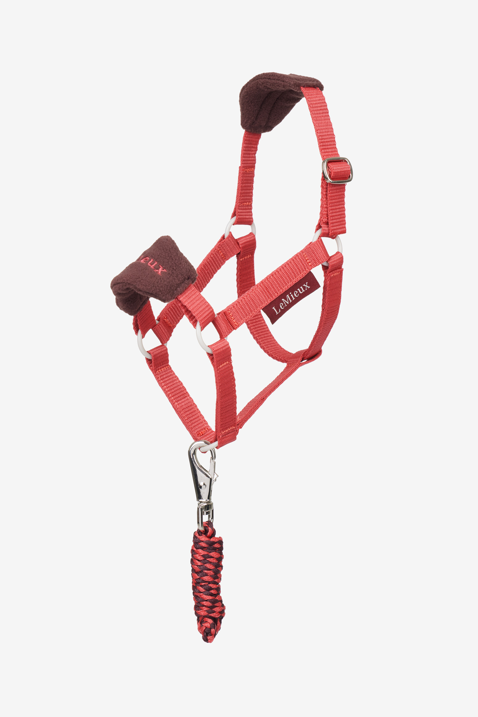 Cranberry LeMieux Vogue cabezada cuadra & ramal set para caballo de palo