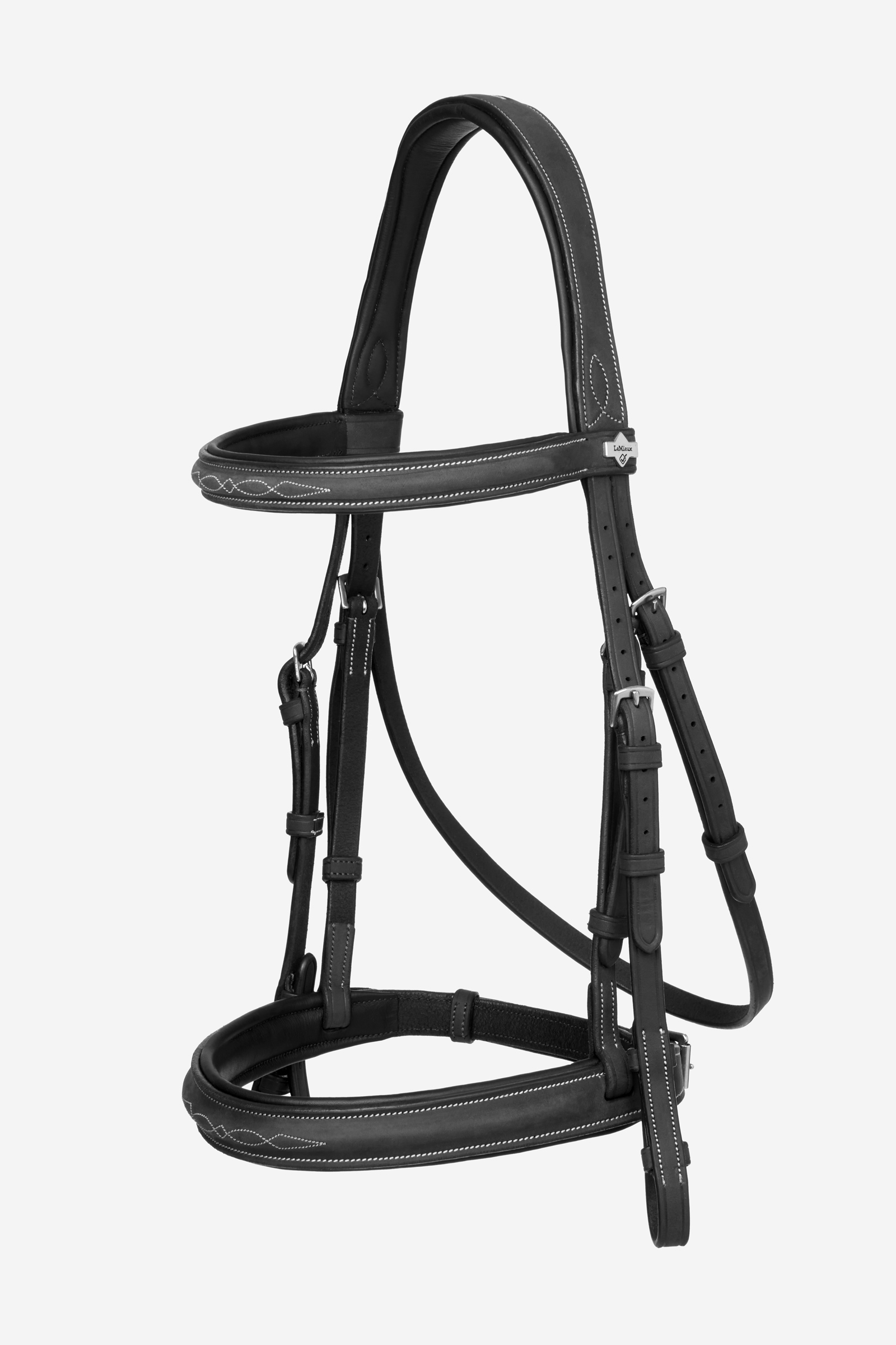 Black/Silver LeMieux Hunter Brida Bordada