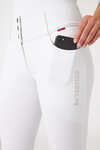 B Vertigo pantalones de equitación para mujer Meghan de cintura alta con asiento completo UPF 50+