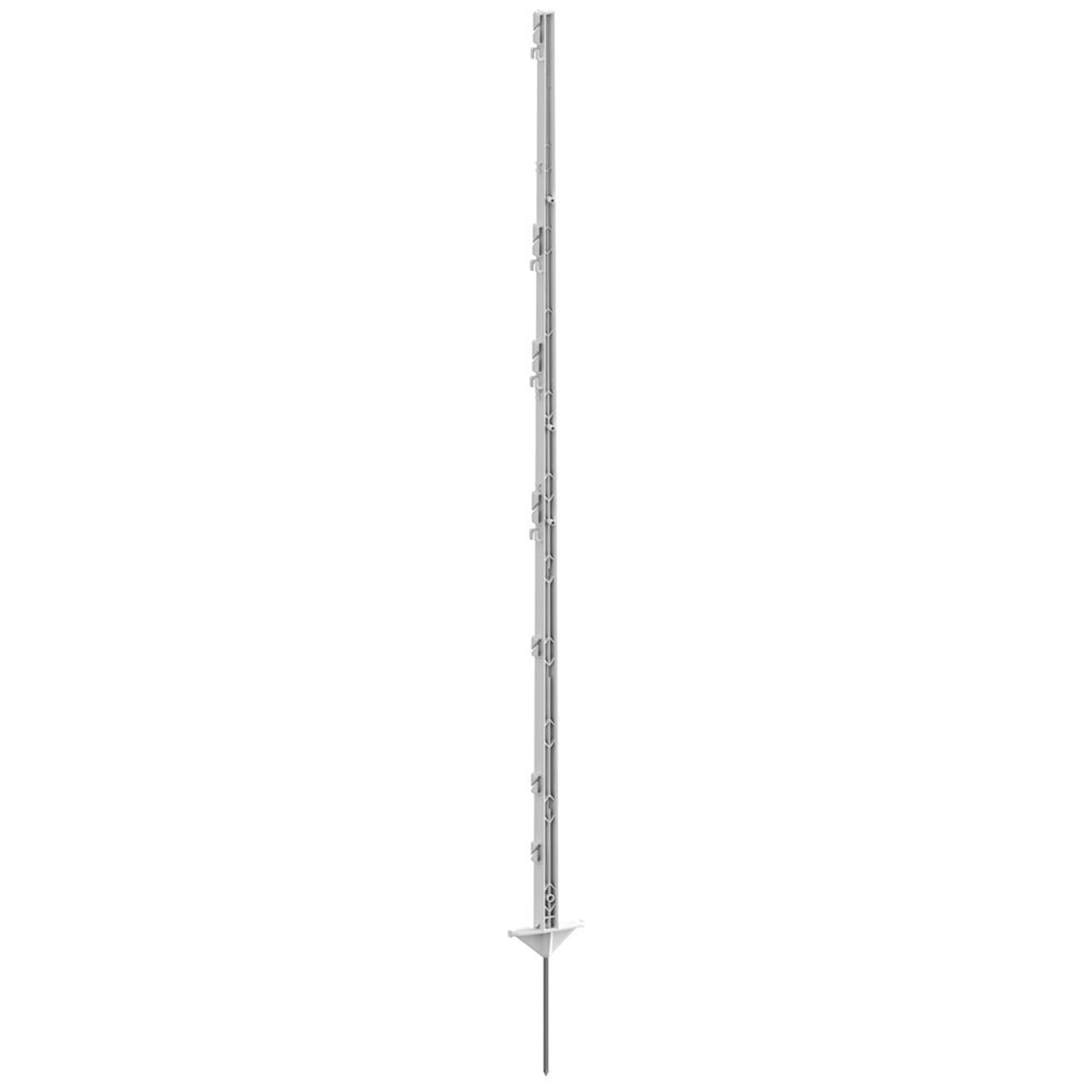 Kerbl Farm Patrol Plastic Post Classic blanco 156cm,21cm pincho, 5 uds