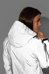Horze Chaqueta de lluvia reflectante para mujeres