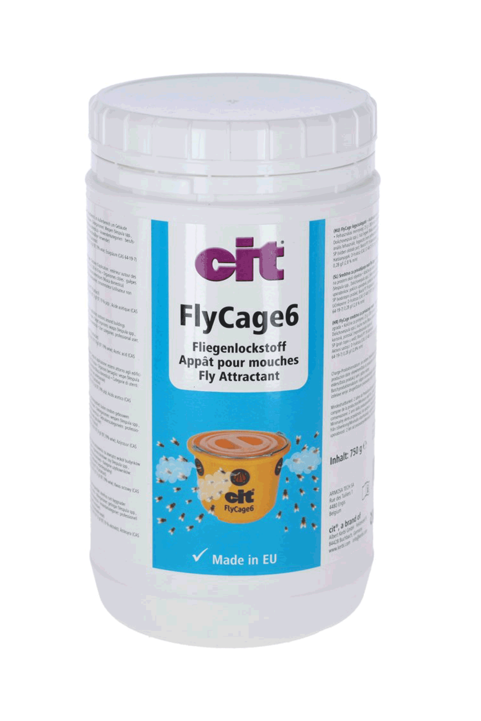 Kerbl Cit atrayente para moscas FlyCage 6, 750 g