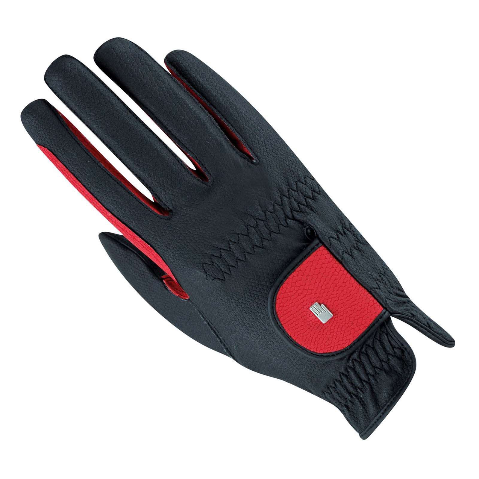 Black/Red Roeckl Malta Grip dos tonos