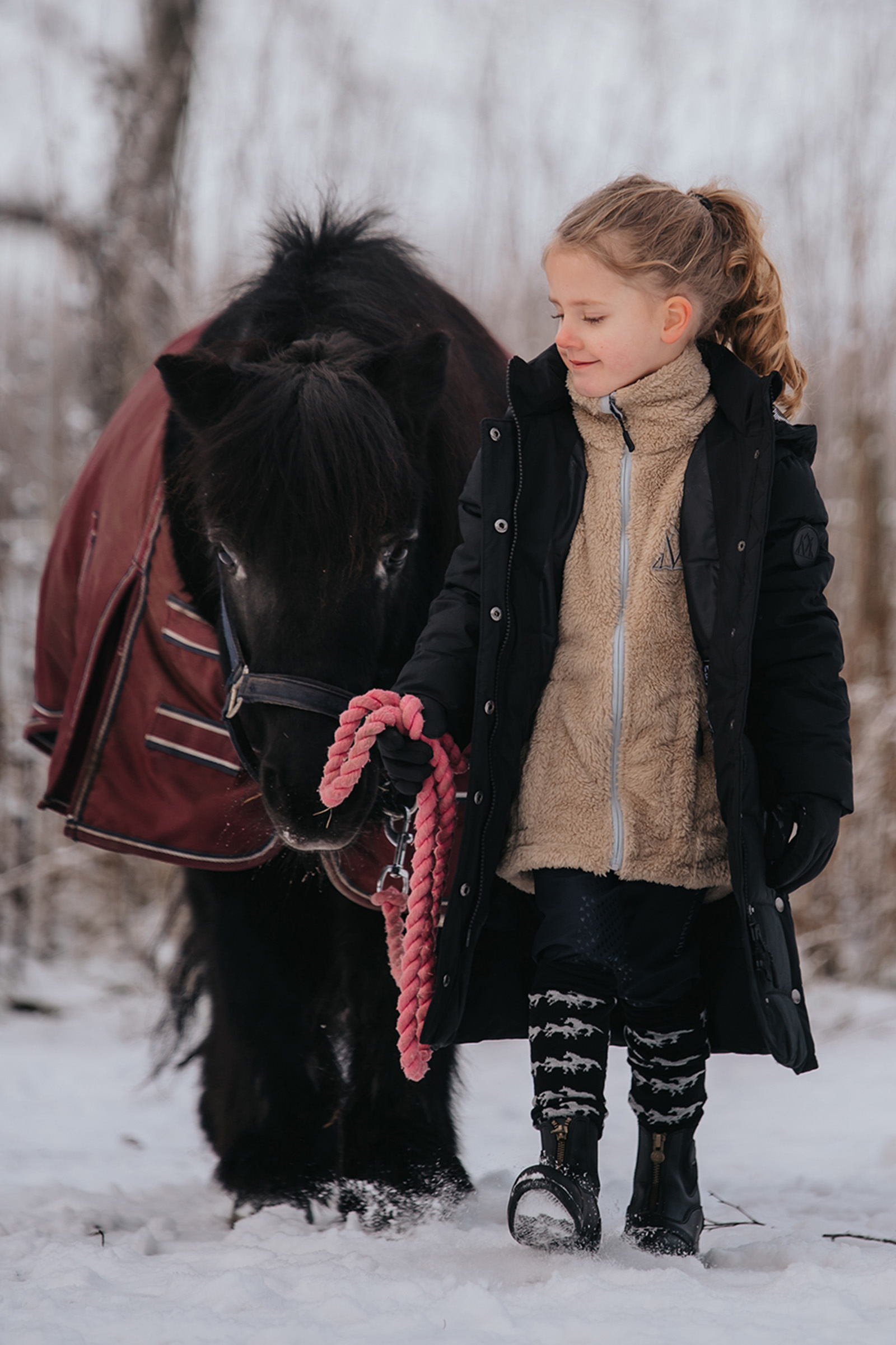 Chaqueta polar para niños Mountain Horse Fuzzy