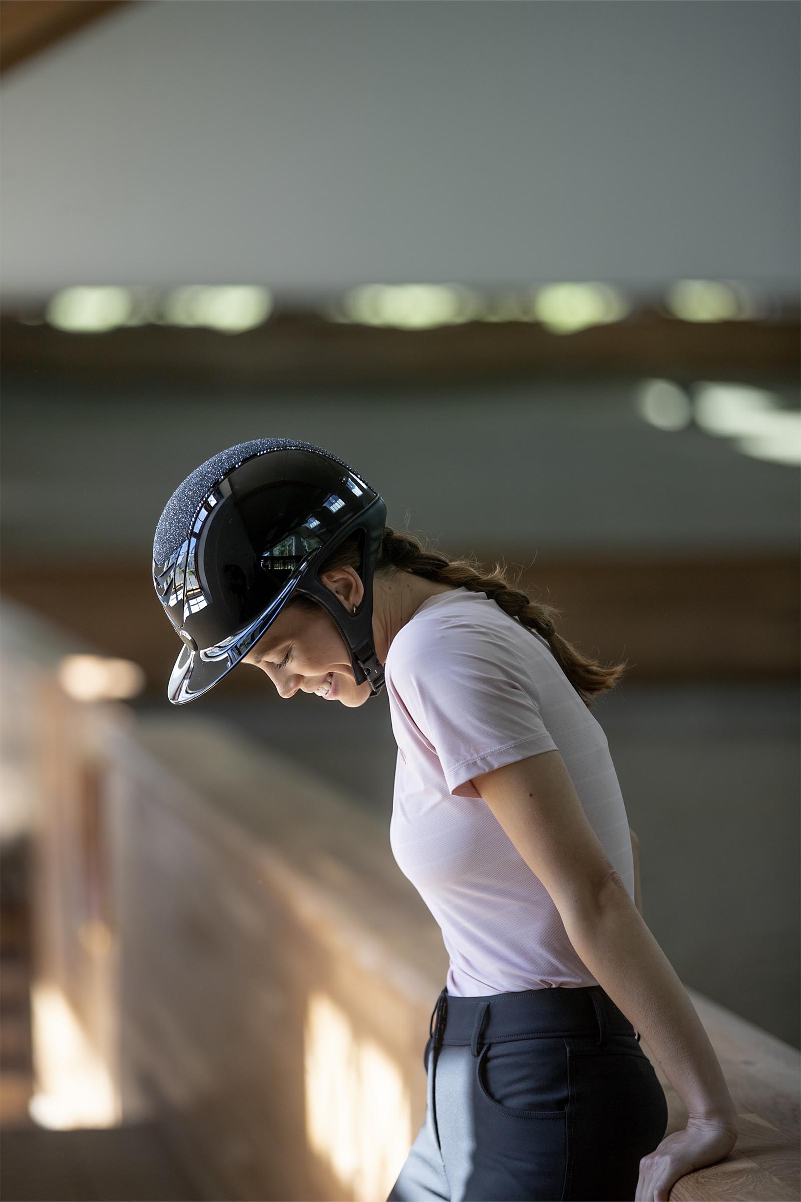 Casco de Equitación Brillo Brillante OneK Avance