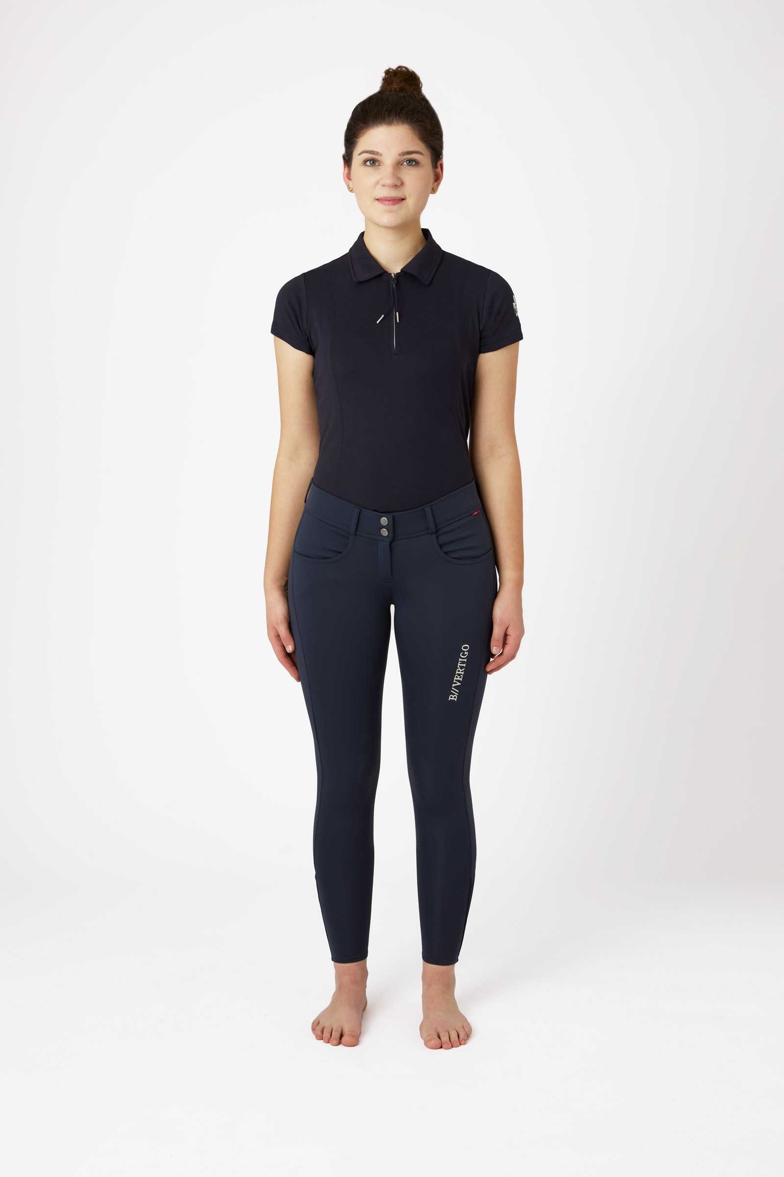 Pantalones de Montar con AsientoCompleto de Silicona para Mujer B Vertigo Meghan