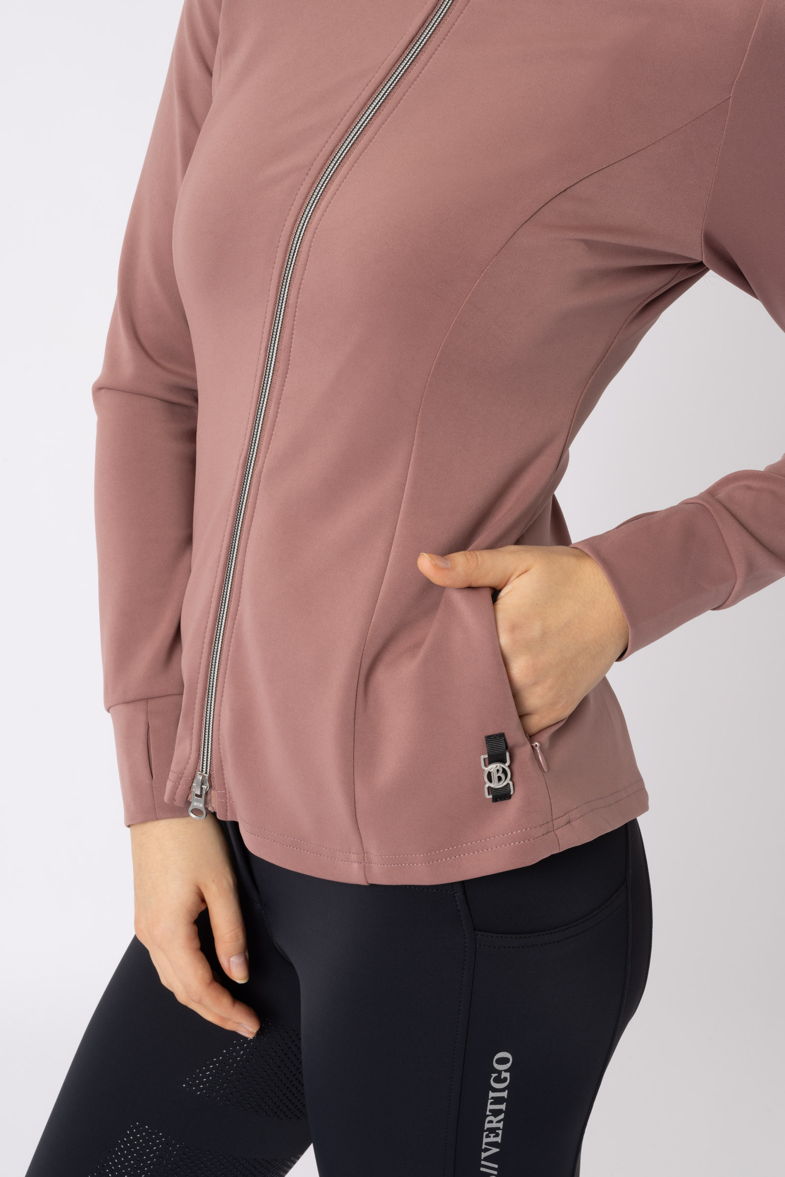 Chaqueta de Equitaci&oacute;n de Entrenamiento con Pliegues para Mujer B Vertigo Sarah
