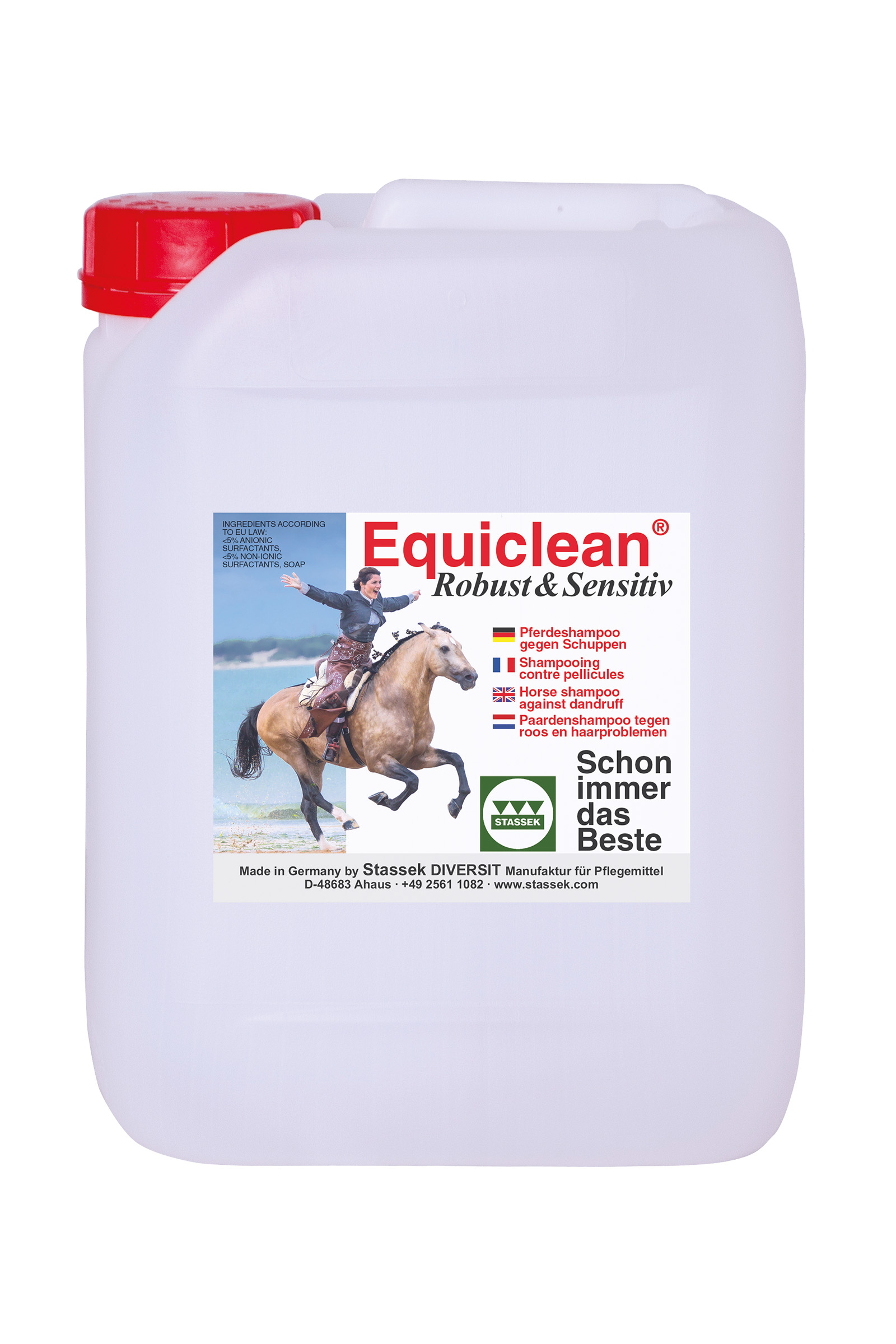 Champú Stassek Equiclean Robust Outdoor, 2 litros