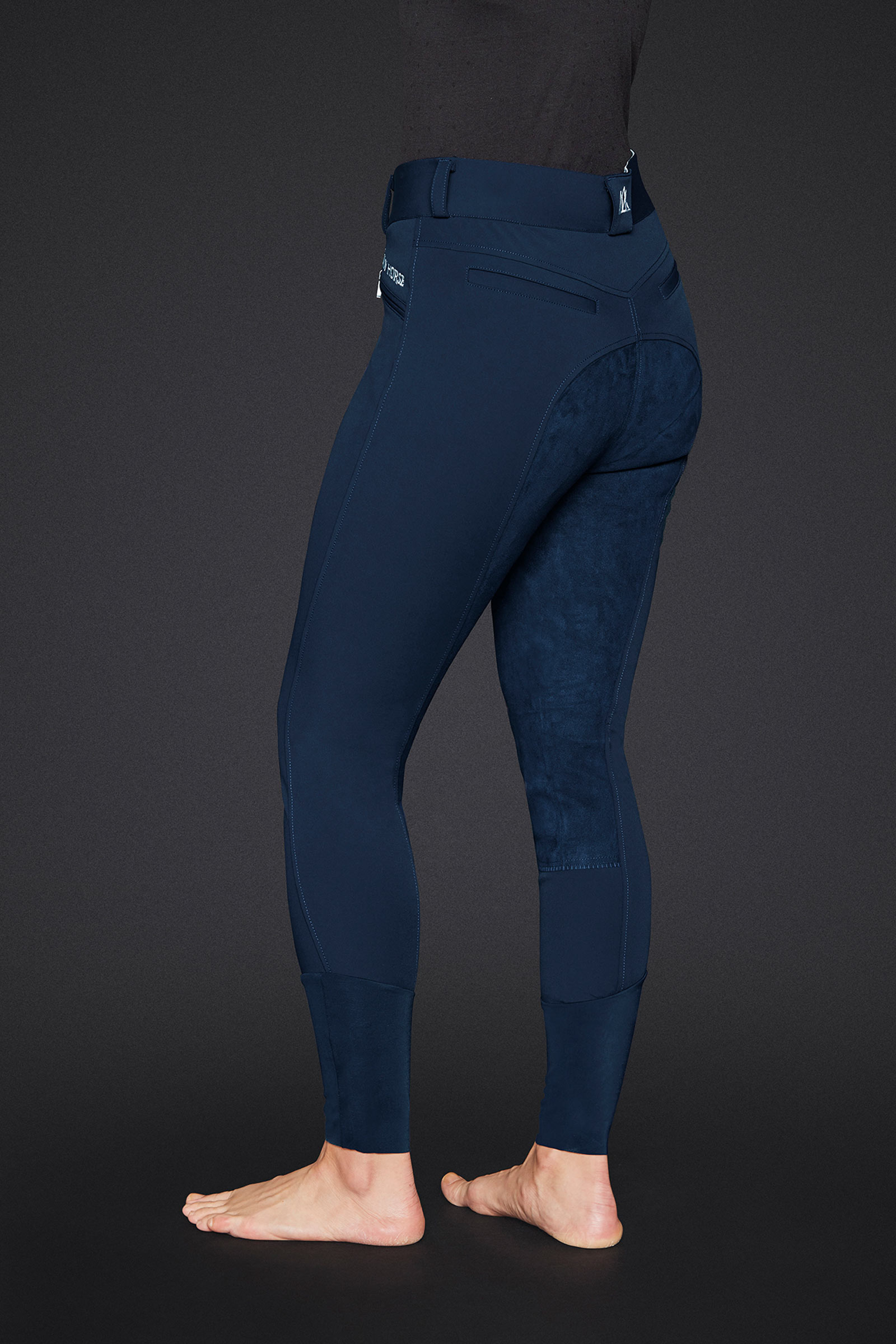 Mountain Horse Diana pantalones de montar con asiento completo para mujer con cuero sintético