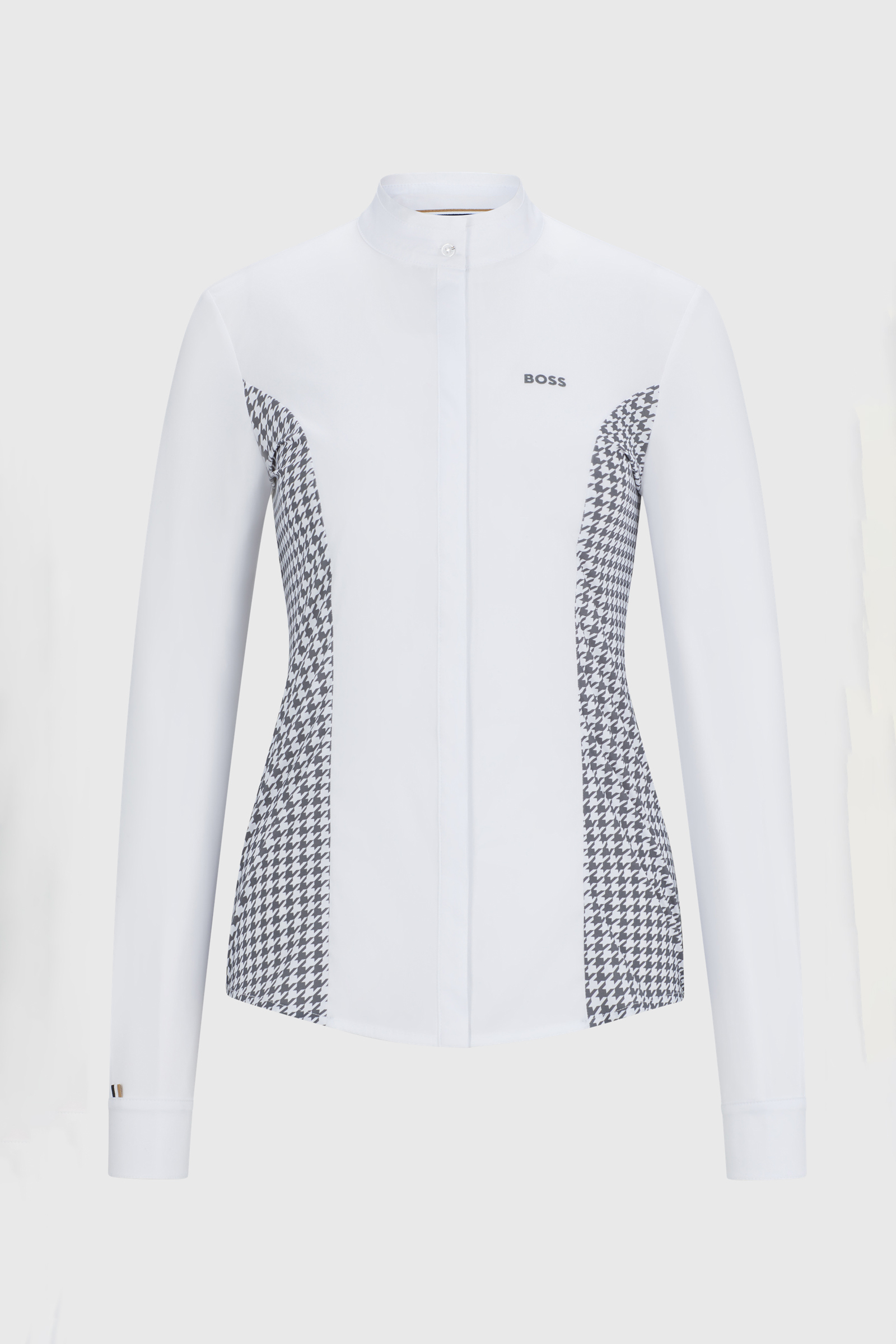 Blusa de exhibición Boss Emma Houndstooth