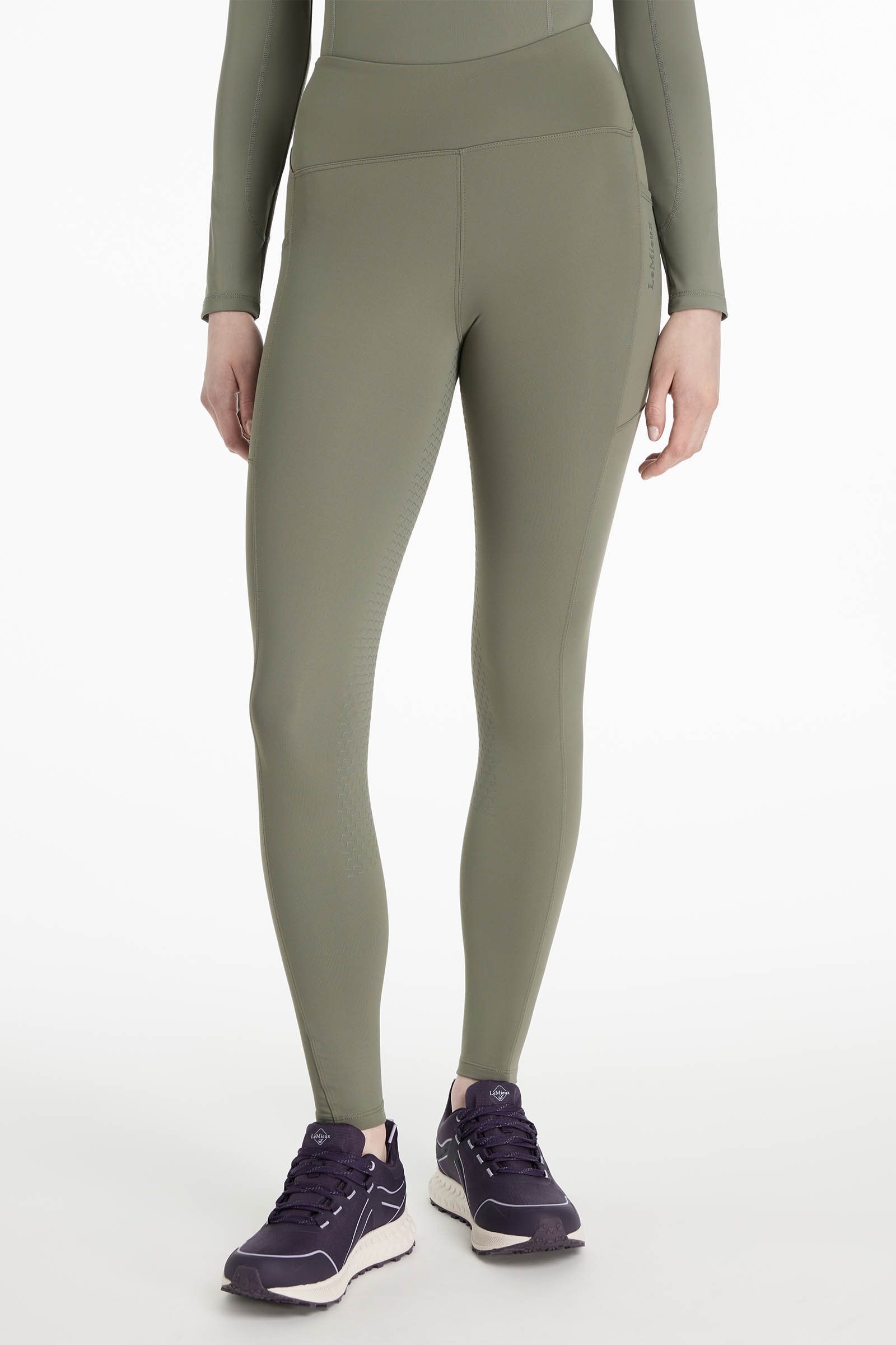 LeMieux Natalie pantal&oacute;n de equitaci&oacute;n para mujer afelpado con grip completo