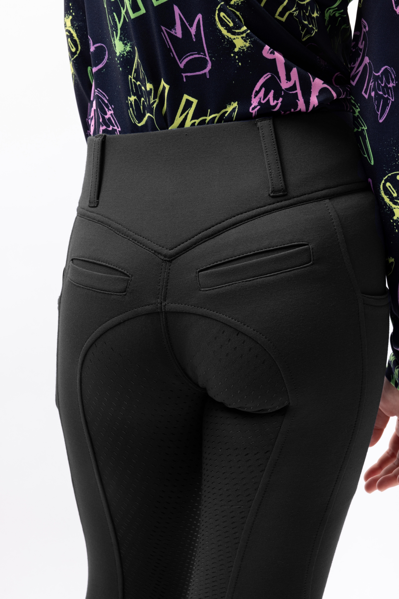 Horze Mira Pantalones de montar para ni&ntilde;os con culera de silicona