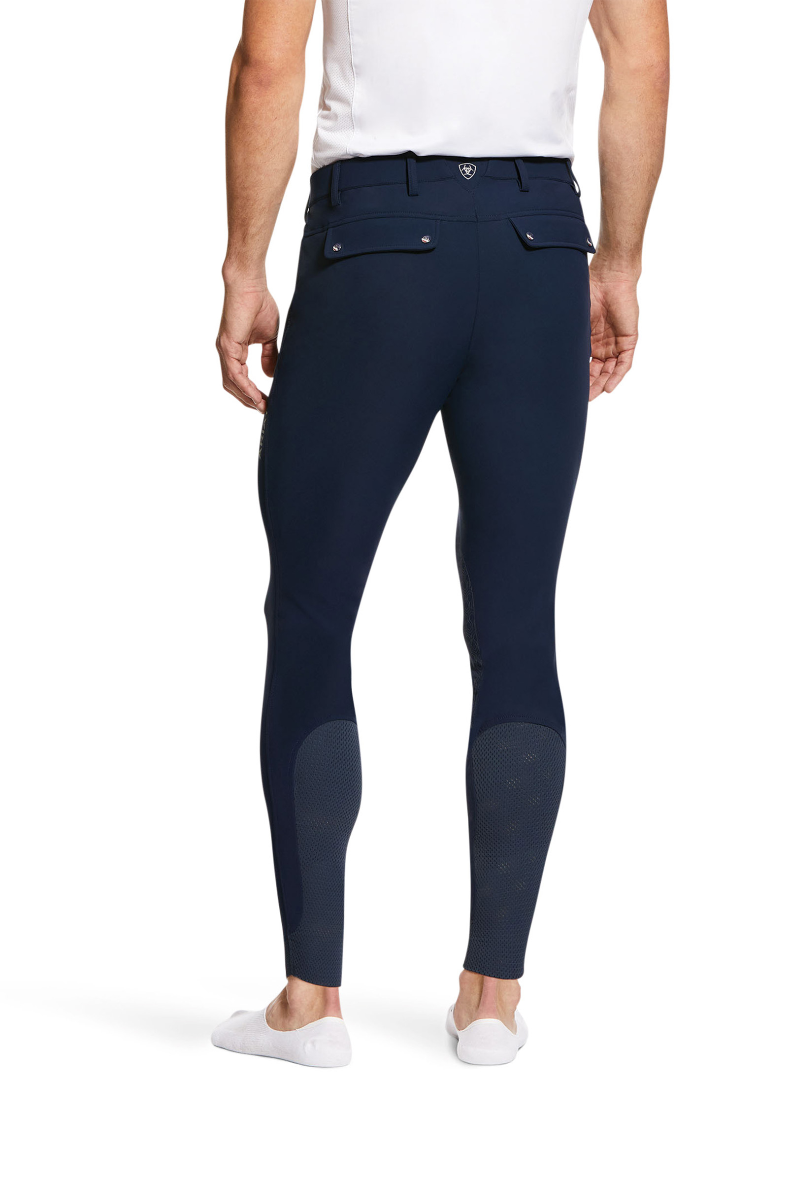Ariat Pantal&oacute;n de equitaci&oacute;n para hombre Tri Factor Grip con refuerzo de rodilla  