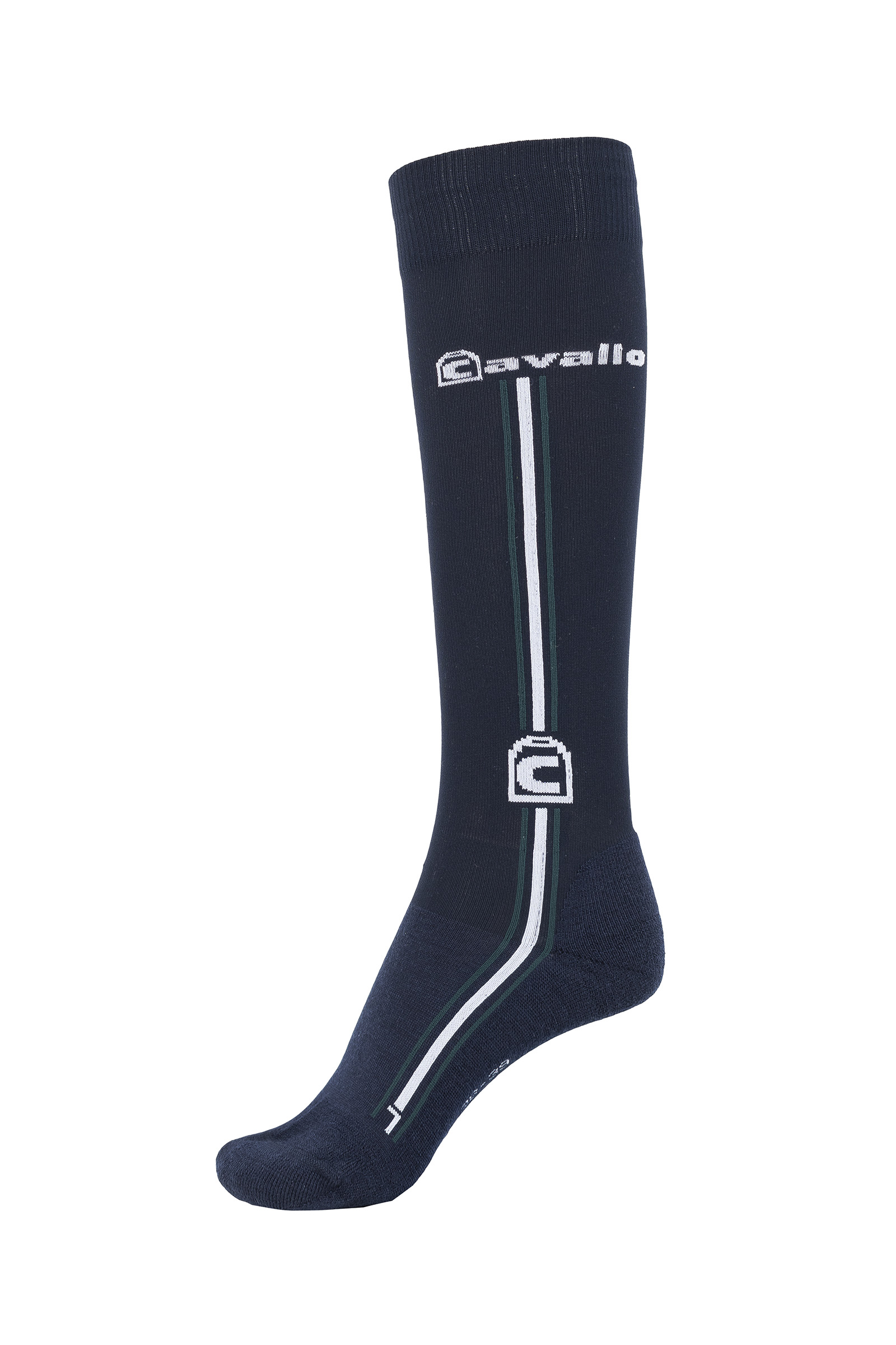 Dark Blue/Dark Green Calcetines de Equitaci&oacute;n Cavallo CavalSamy X