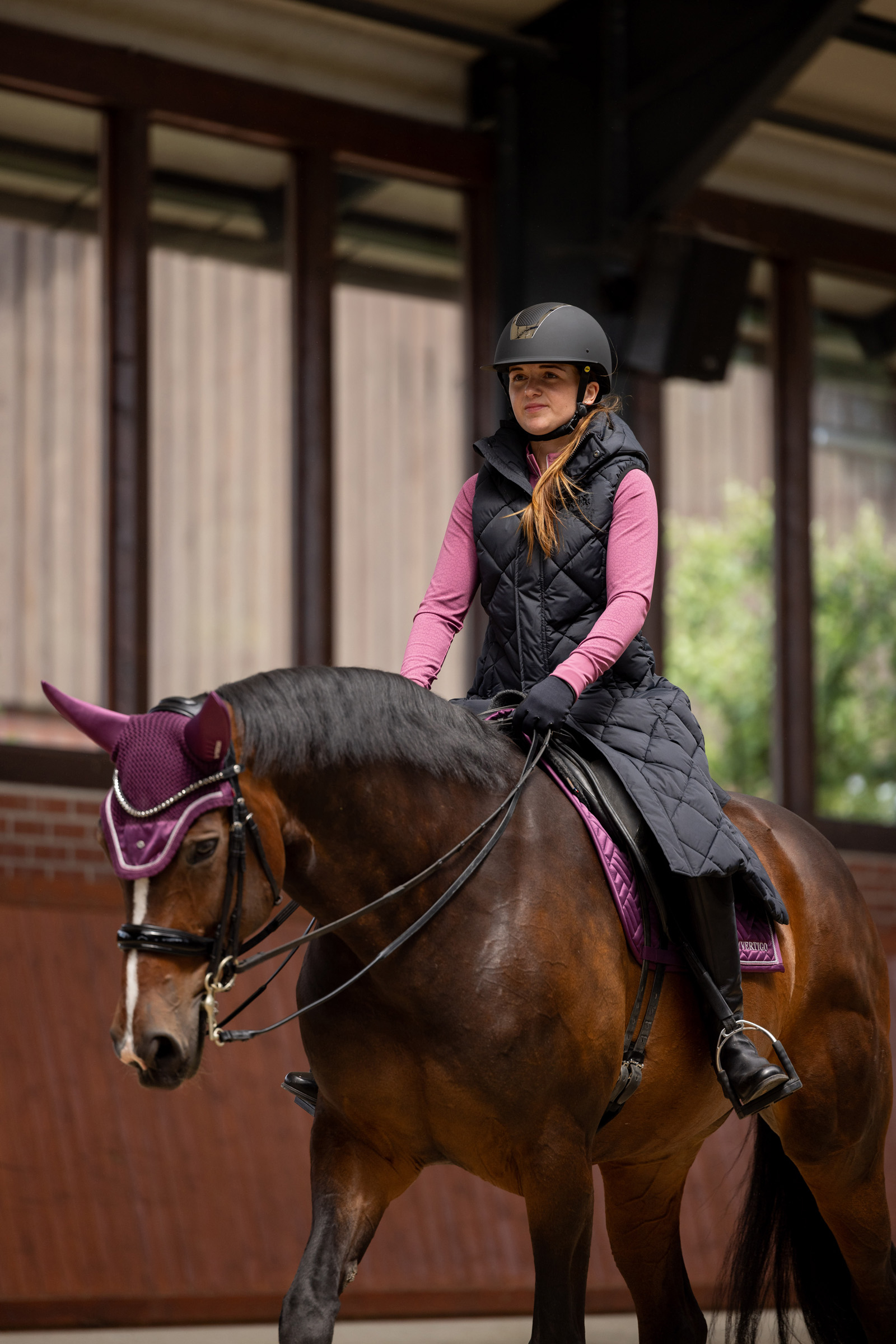 B Vertigo Gem Chaleco de Equitaci&oacute;n Acolchado Largo 