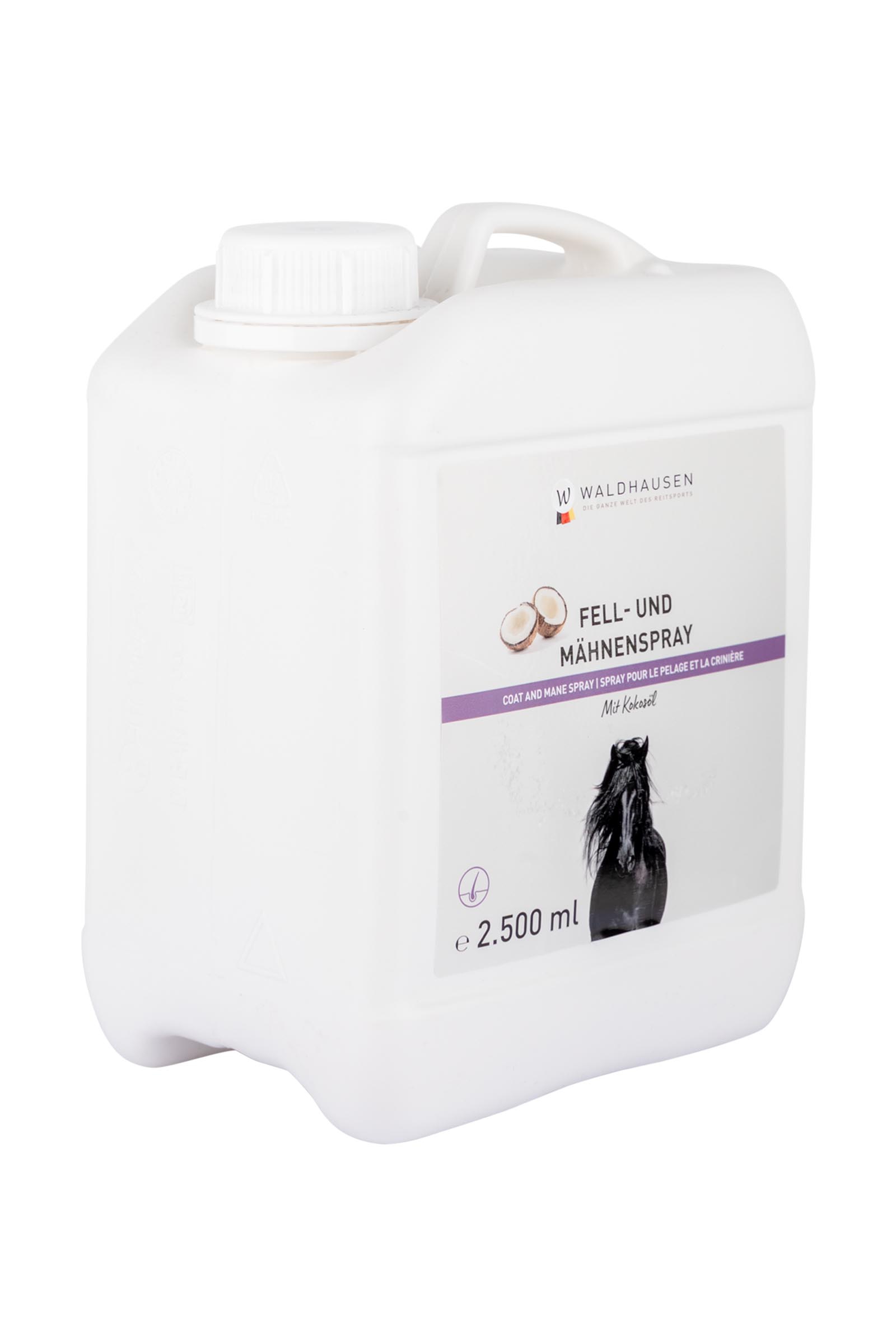 Waldhausen Spray para pelaje y melena con aceite de coco, 2500ml