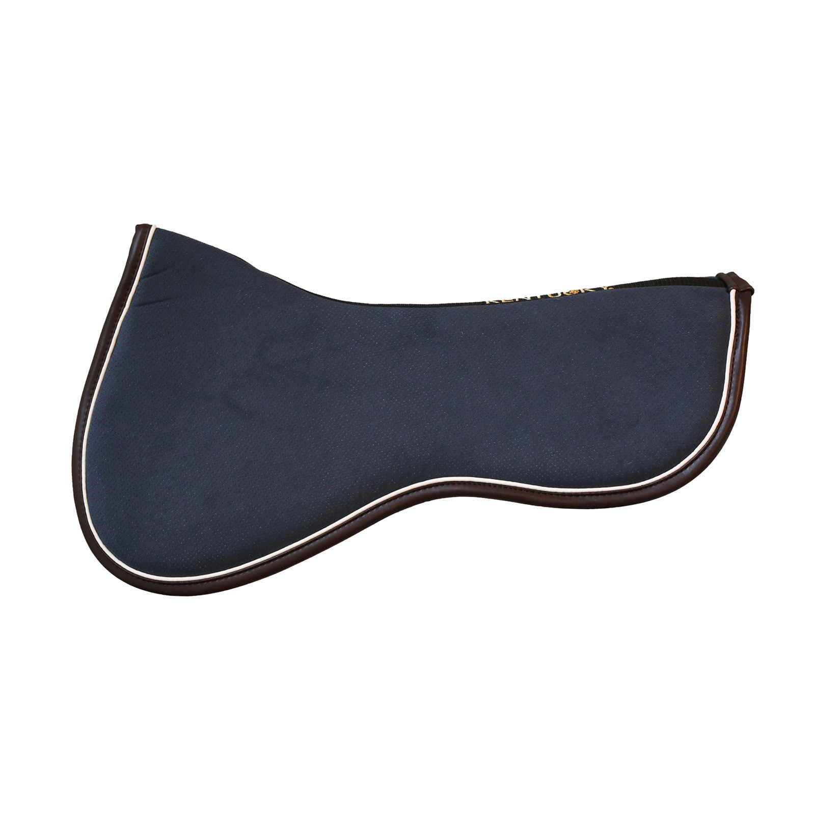 Dark Blue/White/Brown Kentucky Horsewear Anatomic Half Pad Absorber
