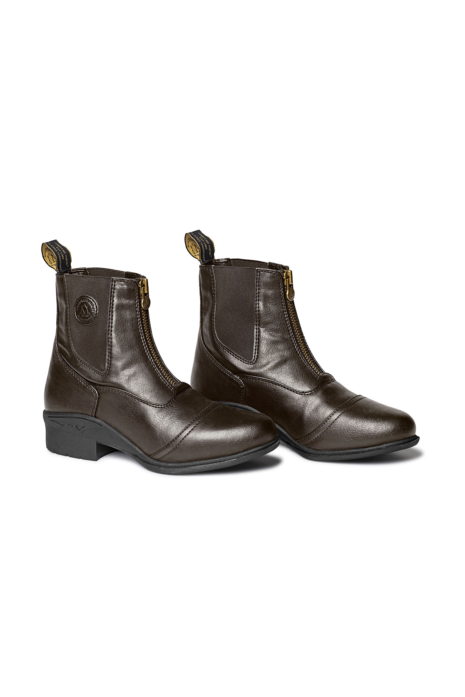 Brown Mountain Horse Veganza Botas Paddock con Cremallera