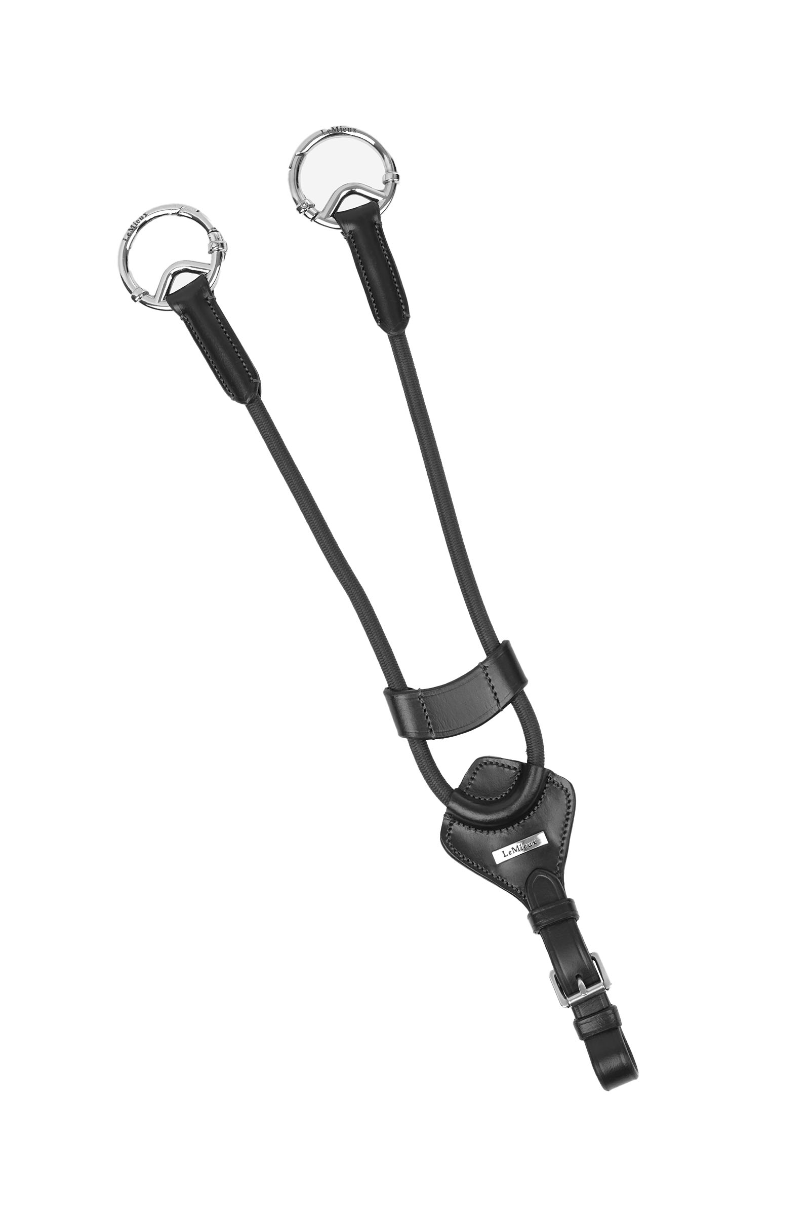 Black/Silver LeMieux pieza el&aacute;stica para martingala