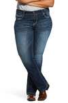 Ariat R.E.A.L. Mid Rise Stretch Entwined Vaqueros bootcut el&aacute;sticos para mujer de tiro medio