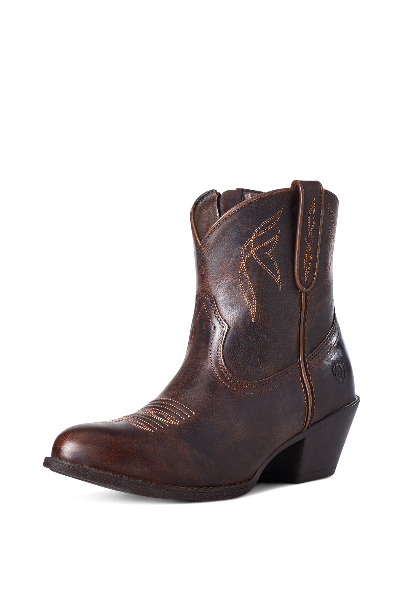 Sassy Brown Ariat Darlin botas western cortas para mujer  