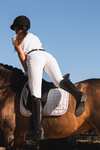 Horze Leonie pantalones de equitaci&oacute;n para mujer con asiento completo de silicona UPF 40+