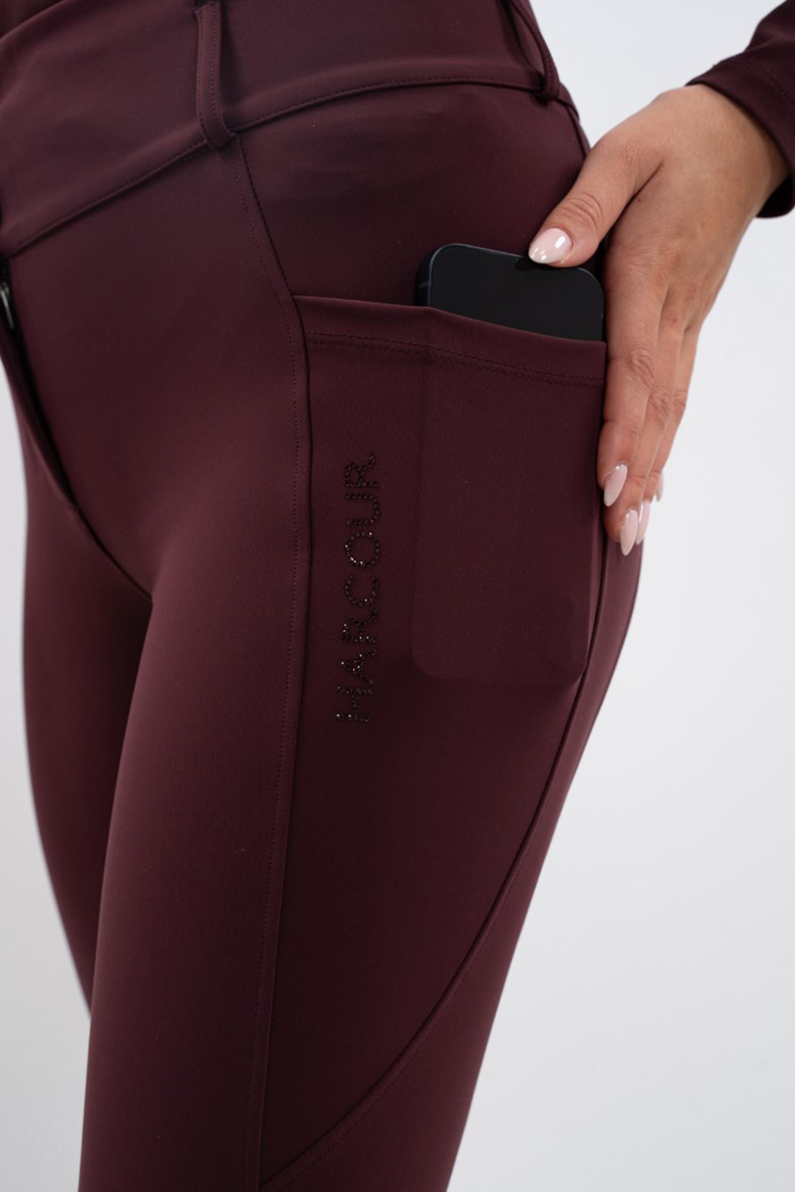 Harcour Luce pantalones de equitaci&oacute;n para mujer con grip en las rodillas