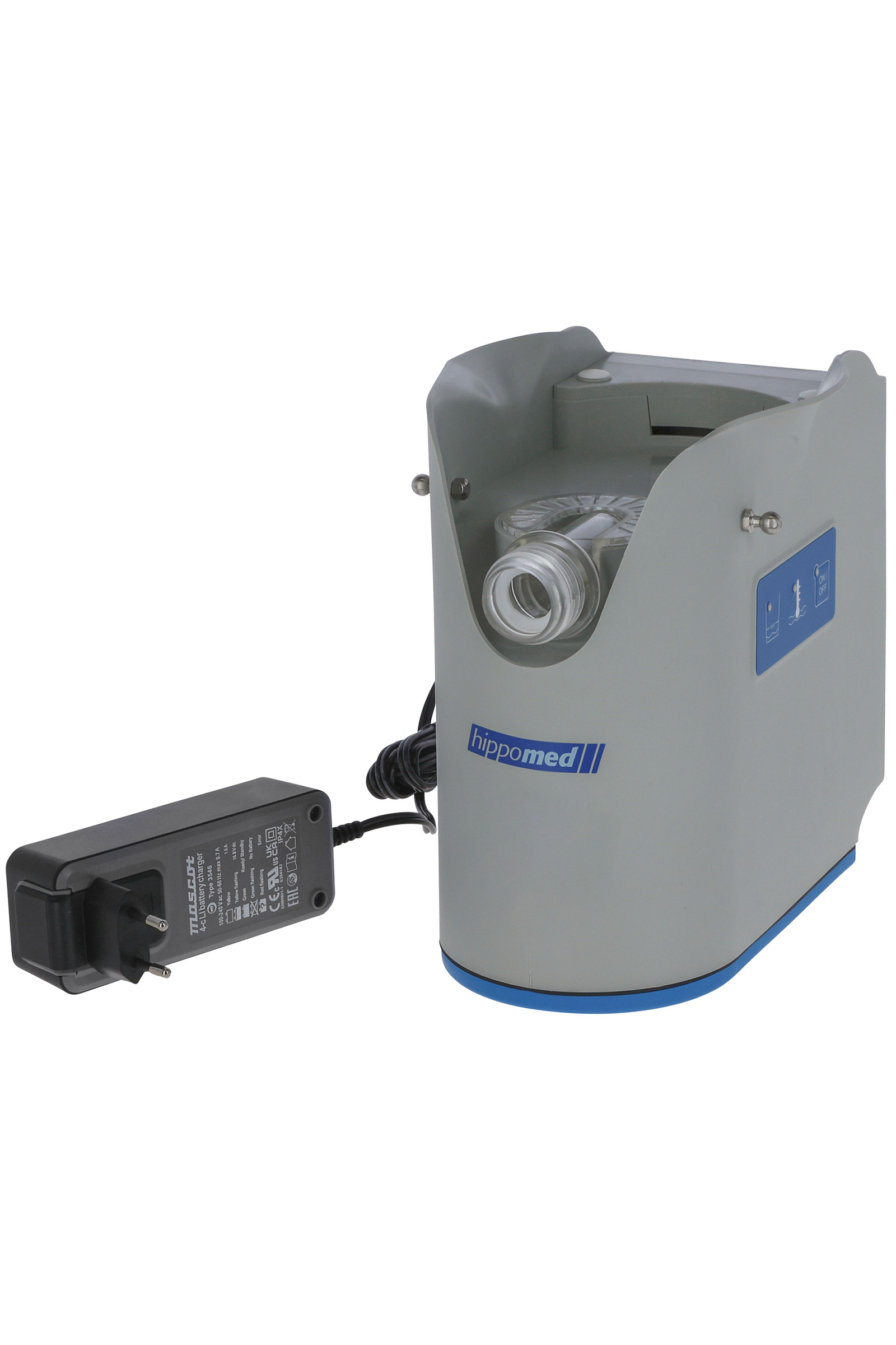 Inhalador sin M&aacute;scara de Ultrasonido con Bater&iacute;a Hippomed AirOne Flex