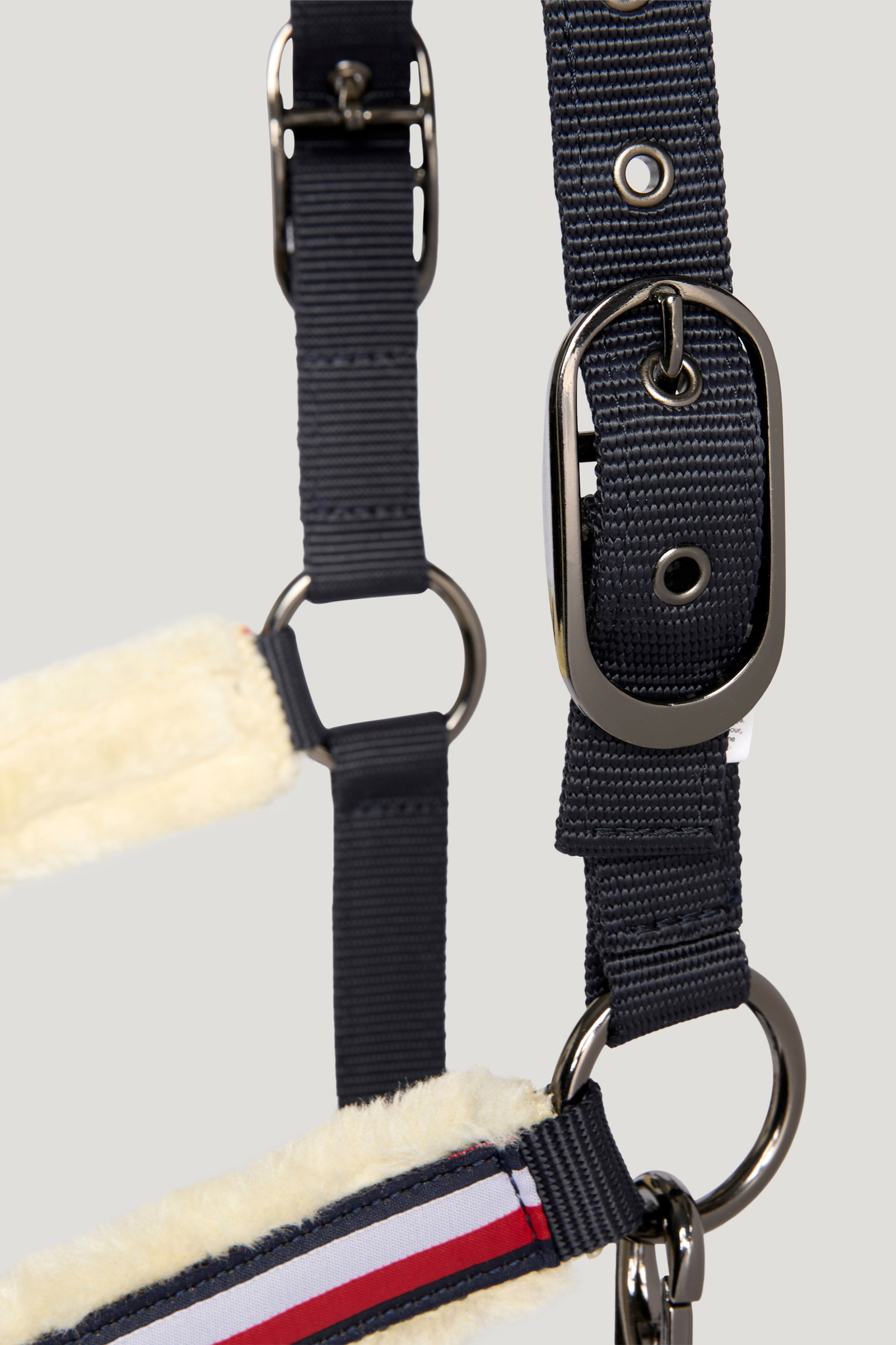 Tommy Hilfiger Equestrian Yale set de cabezada con pelo sint&eacute;tico y ramal