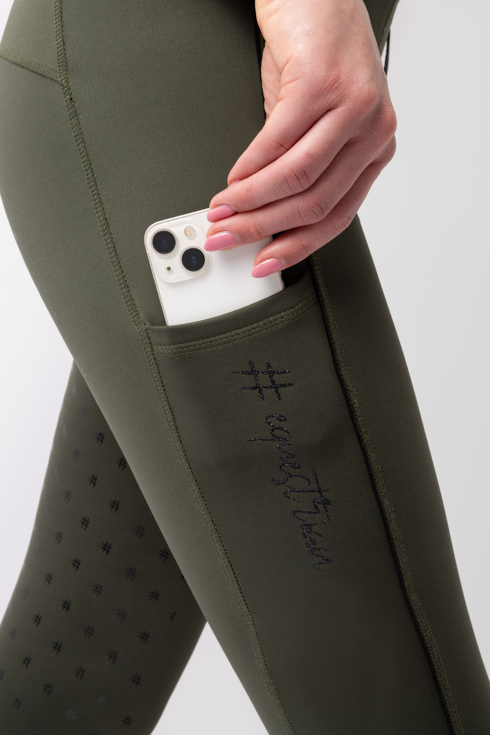 Mallas de Equitaci&oacute;n con Cintura Alta para Mujer Horze Young Rider AYA