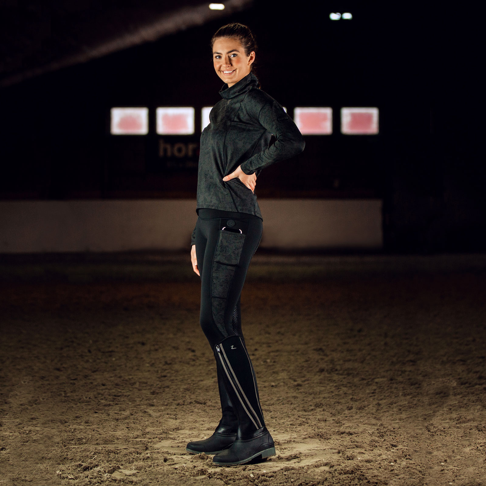 Botas Altas de Neopreno Horze Nome