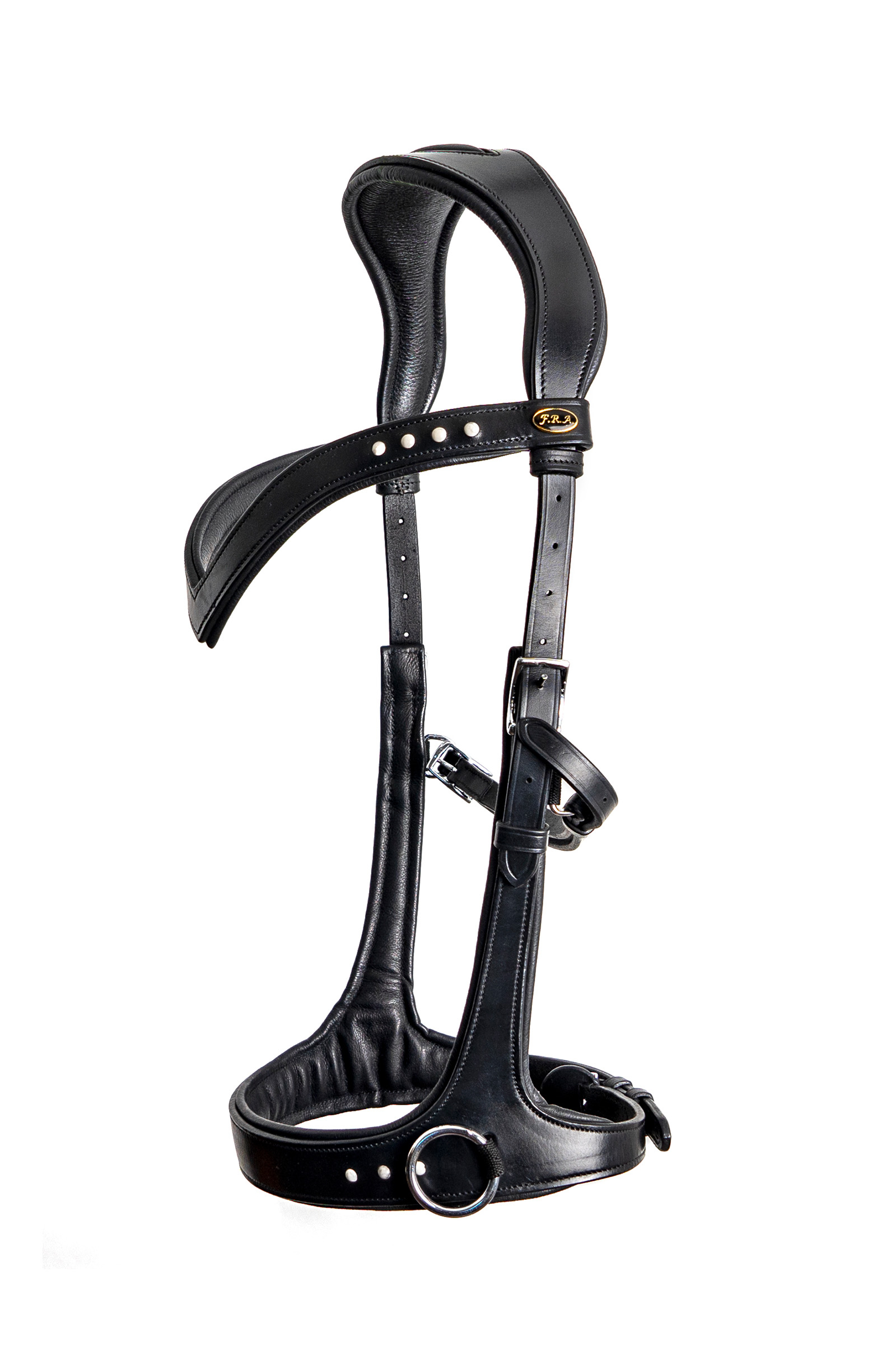 F.R.A. Freedom Riding Articles Glory Sidepull con riendas (Sistema 3), negro