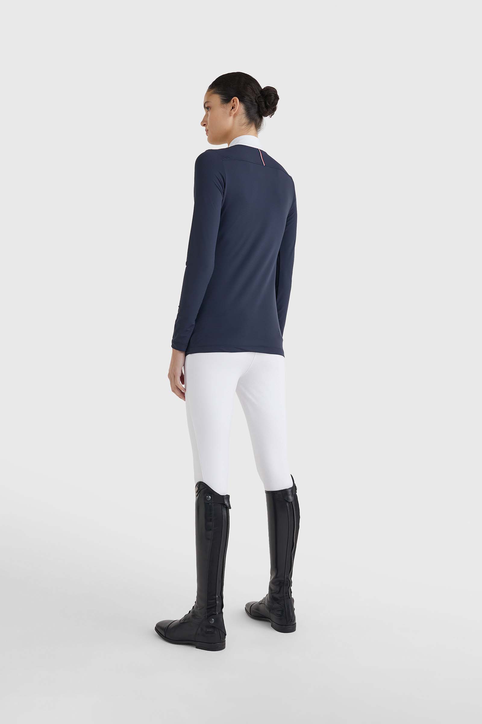 Tommy Hilfiger Equestrian - Camiseta de manga larga para mujer