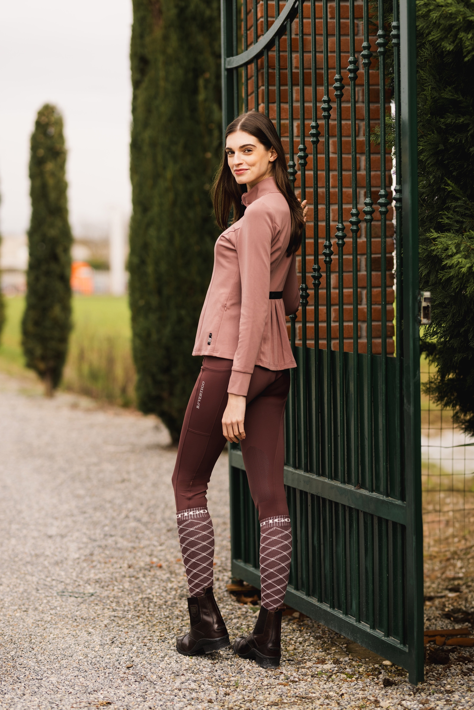 Pantalones de Montar con Refuerzo de Rodilla para Mujer B Vertigo Elea