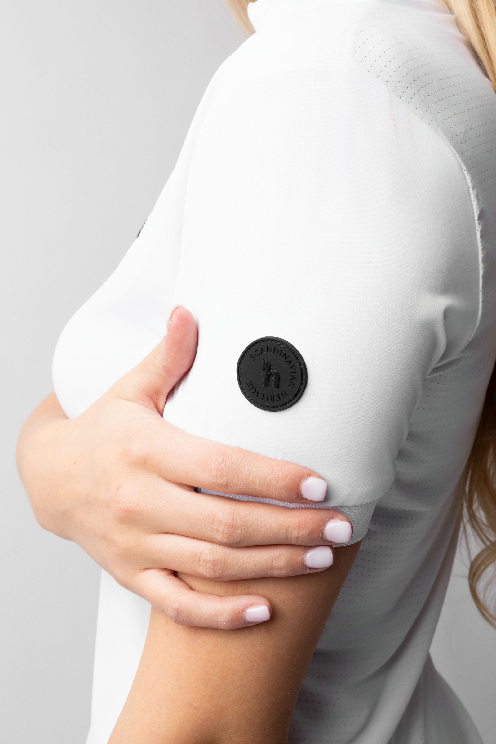 Horze Taylor Camisa de concurso brillante para mujer