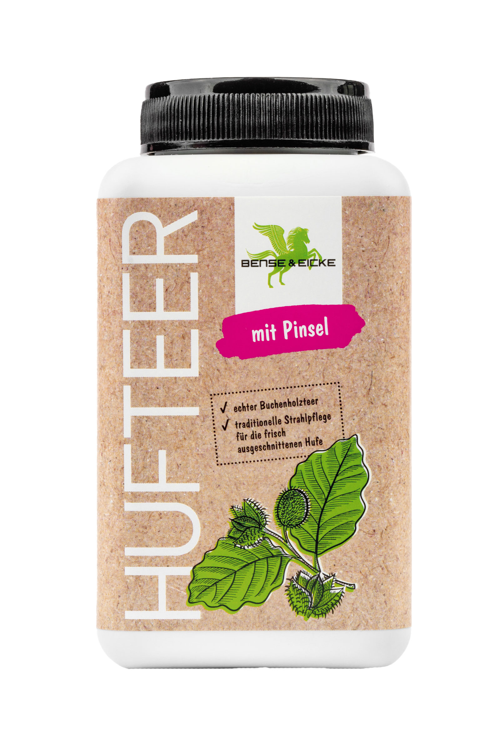 Bense & Eicke Alquitr&aacute;n para cascos con cepillo, 500 ml