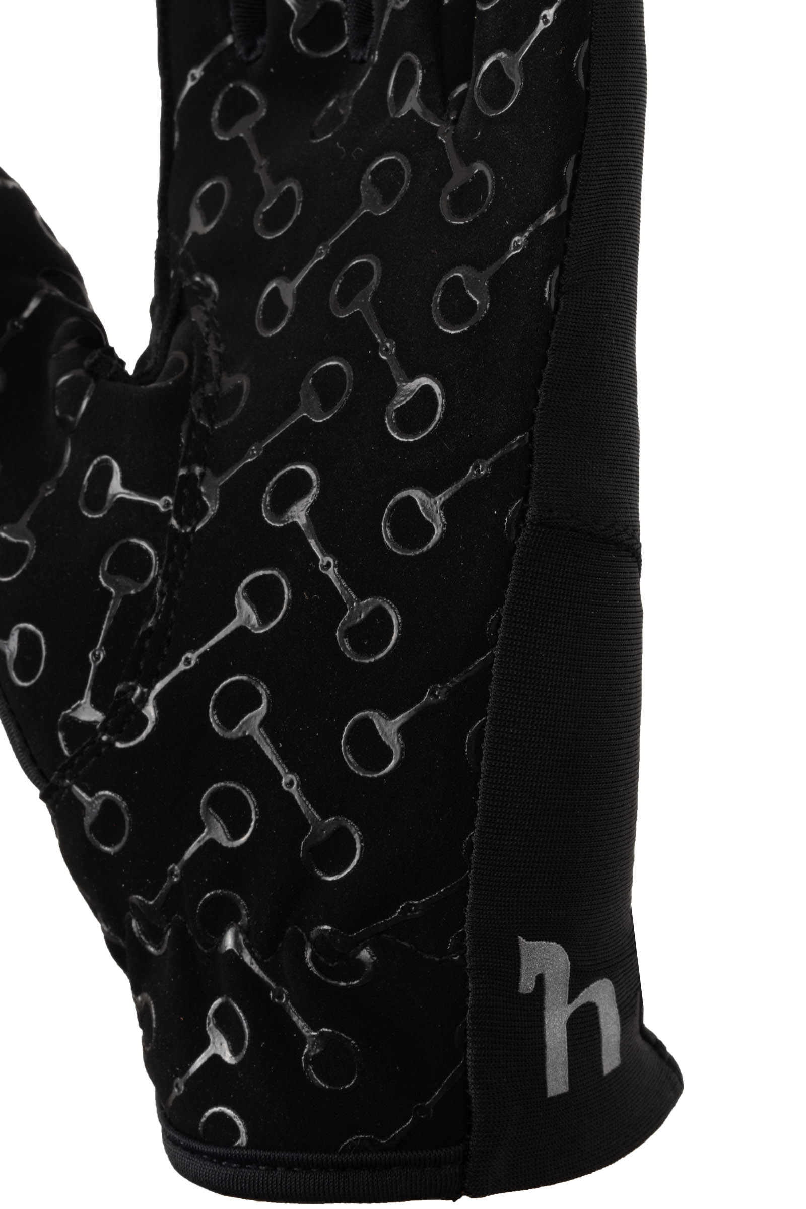 Guantes de Equitación con Estampado deSilicona en la Palma para Niños Horze