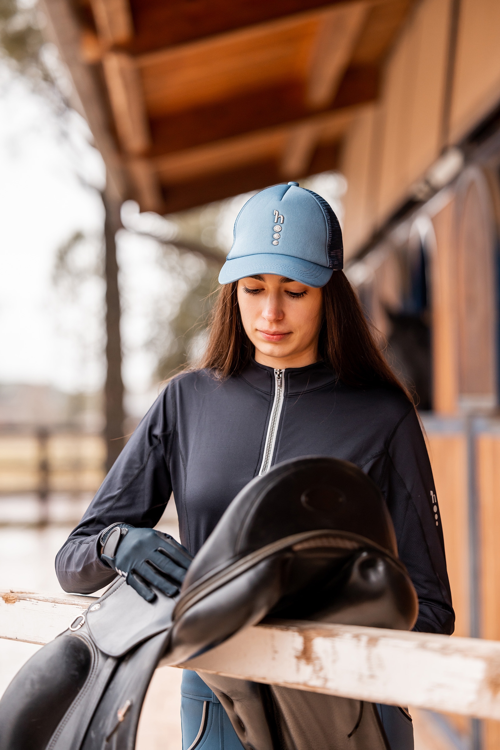 Gorro de Malla Unisex Horze Romy