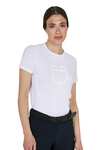 Equestro SS2026 Camiseta algod&oacute;n logo brillante mujer  