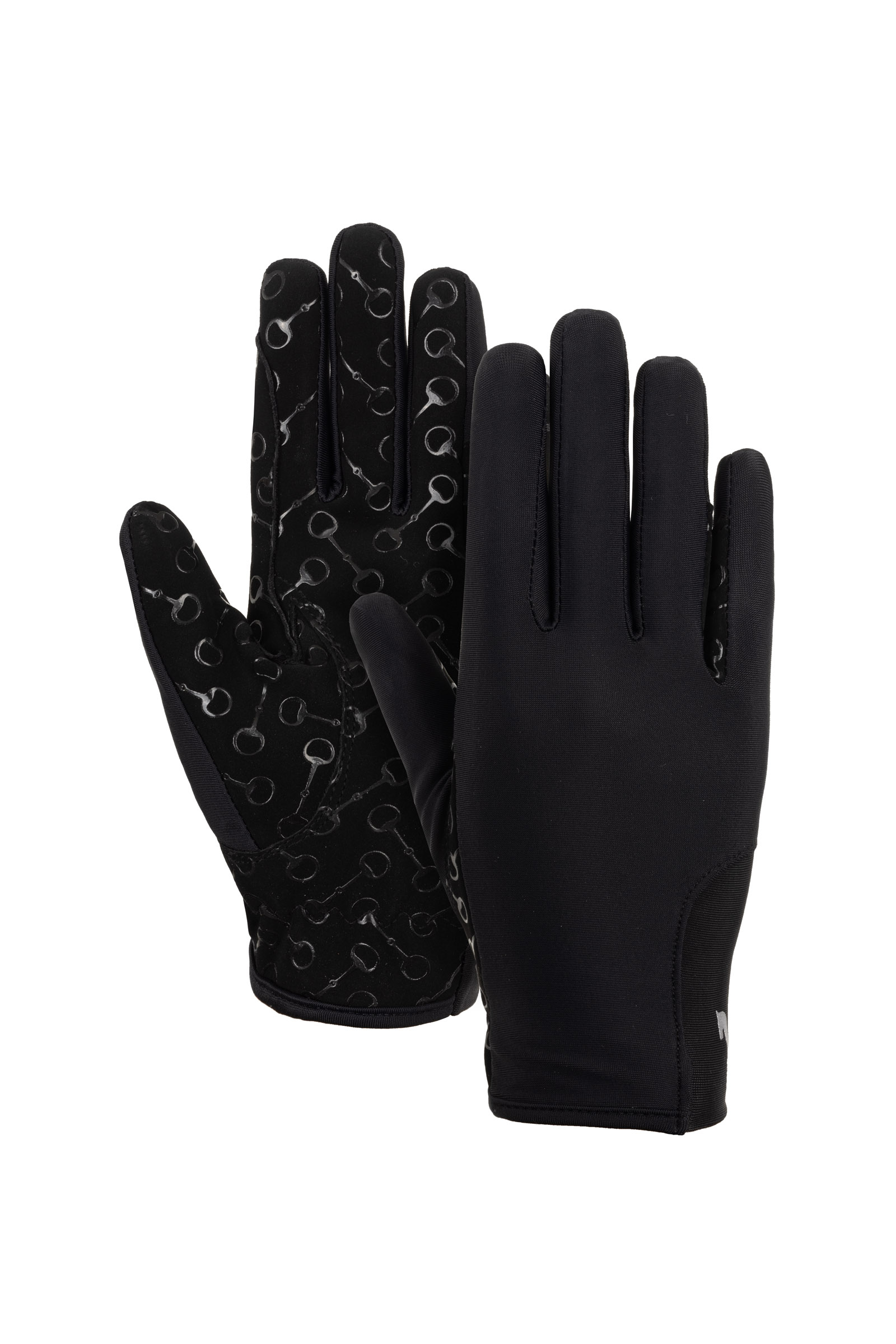 Guantes de Equitación con Estampado deSilicona en la Palma para Niños Horze