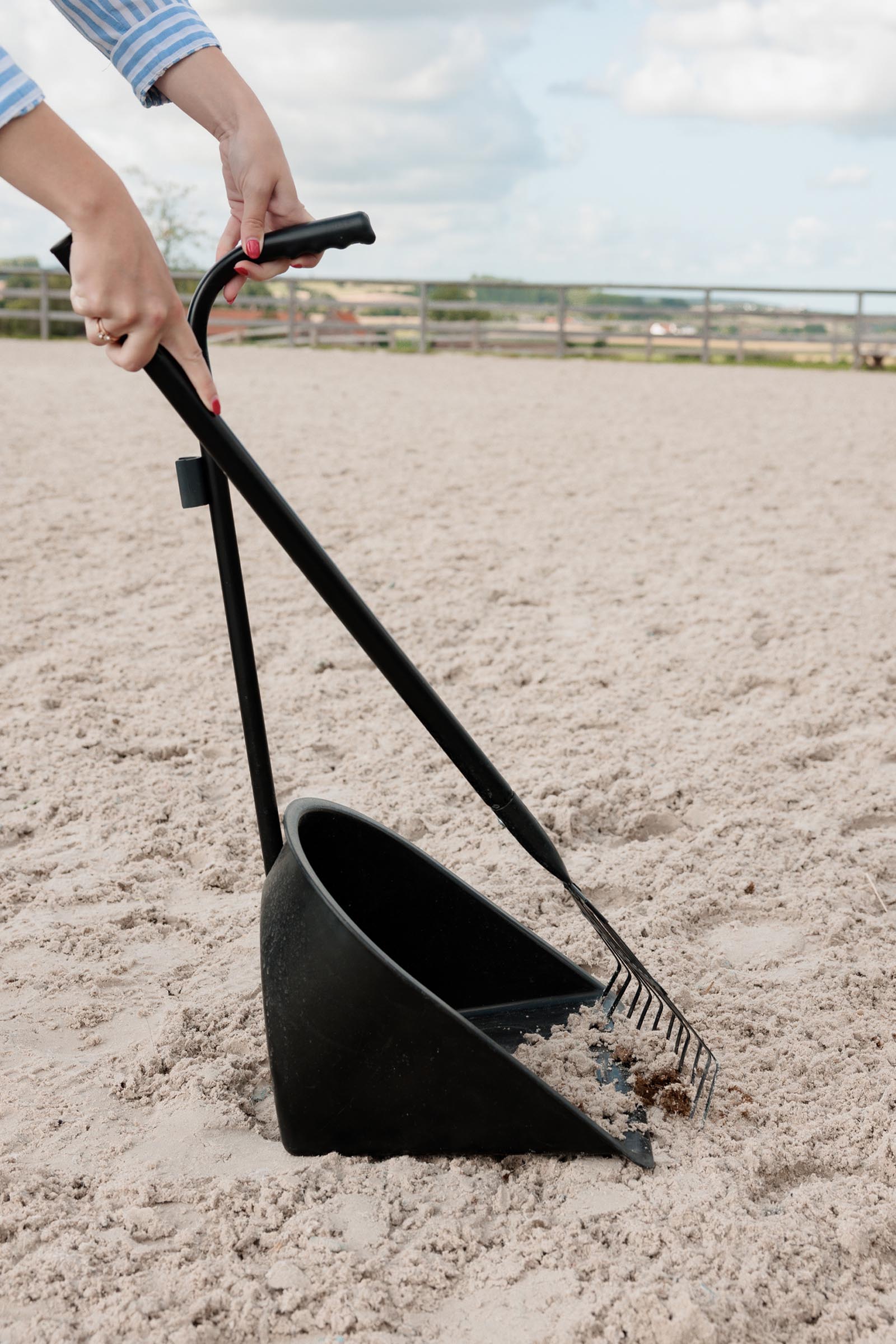 Grooming Deluxe pala de esti&eacute;rcol y rastrillo  