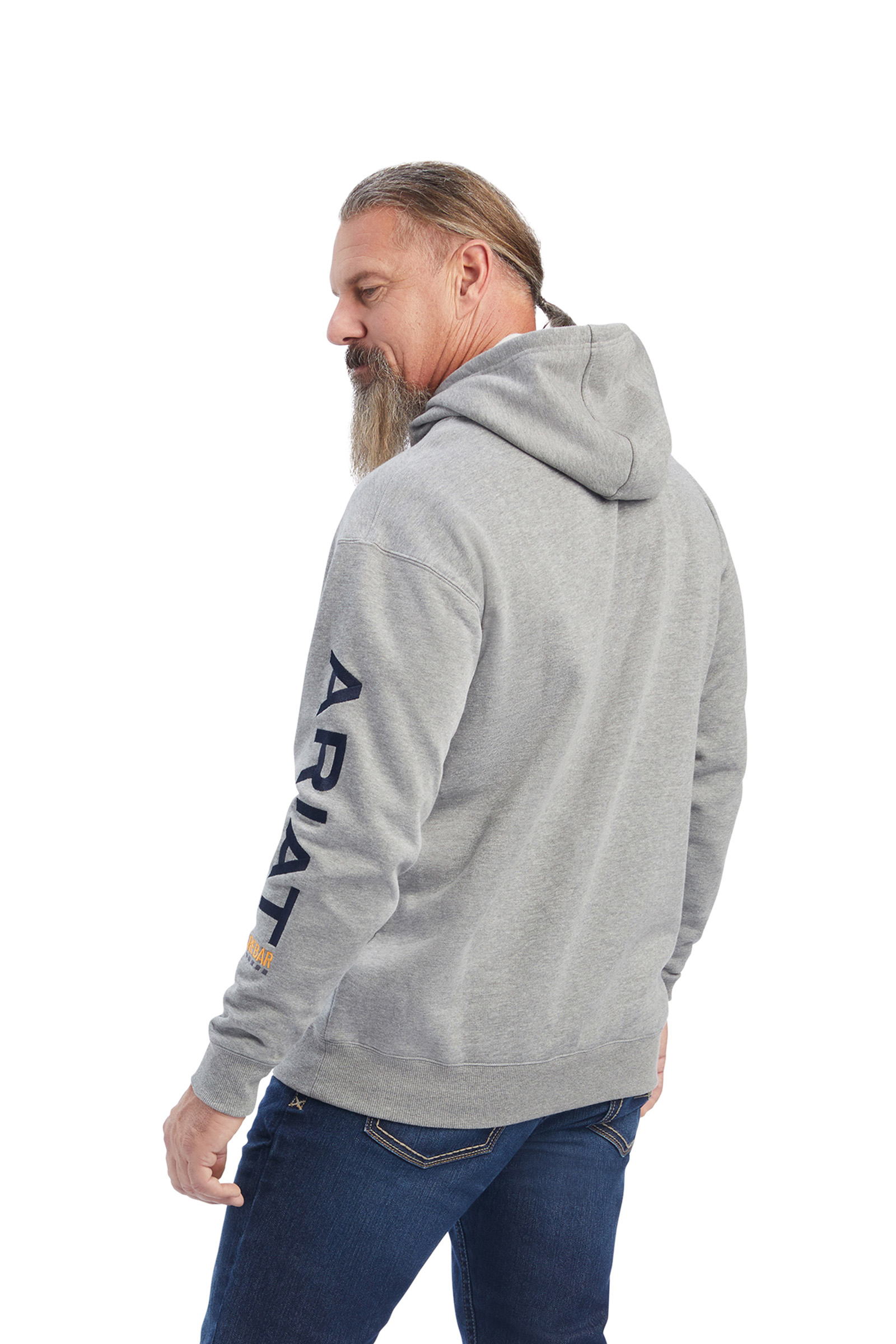 Ariat Rebar sudadera con capucha para hombre con estampado gráfico