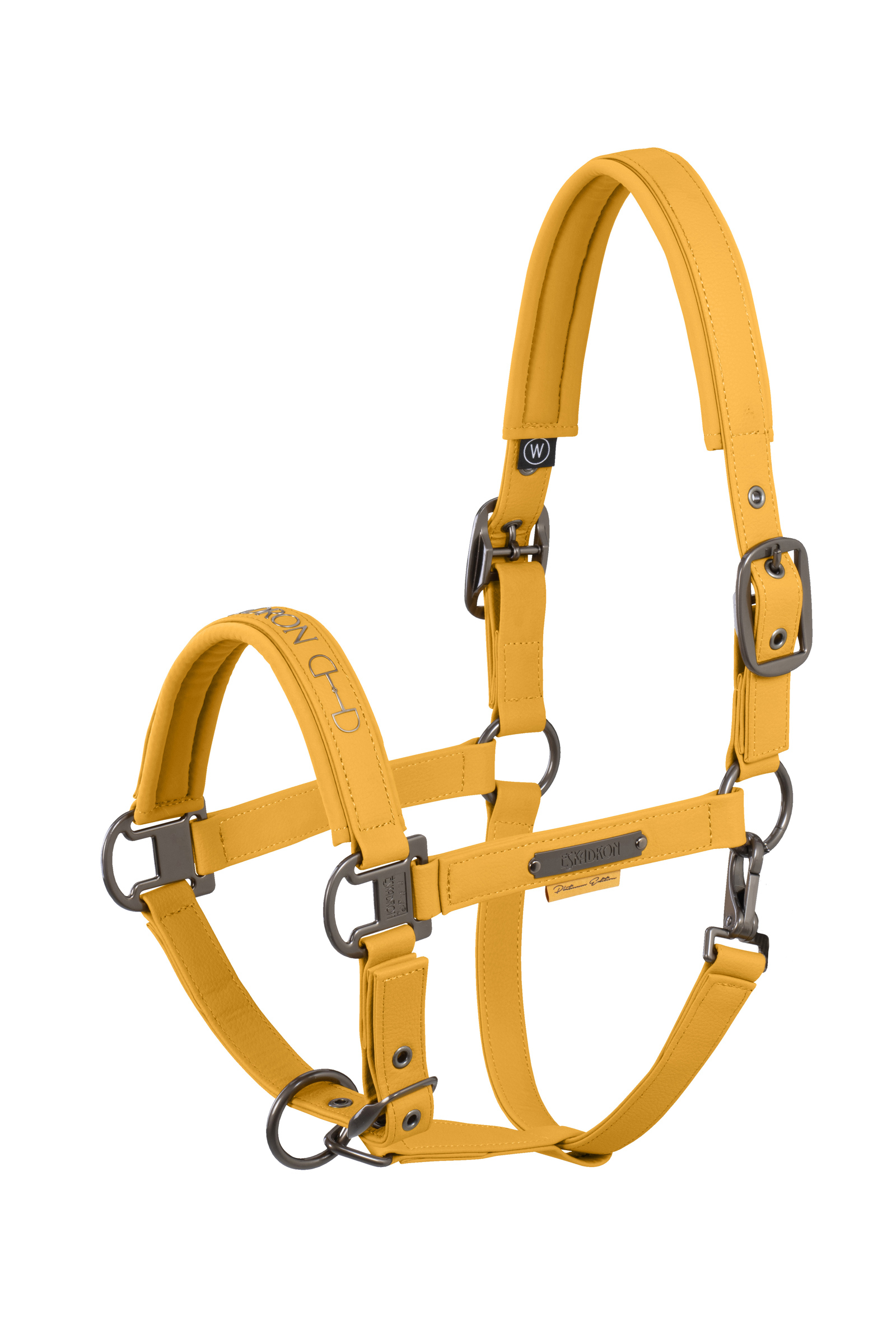 Eskadron Platinum 25 Cabezada de doble pin de cuero sint&eacute;tico