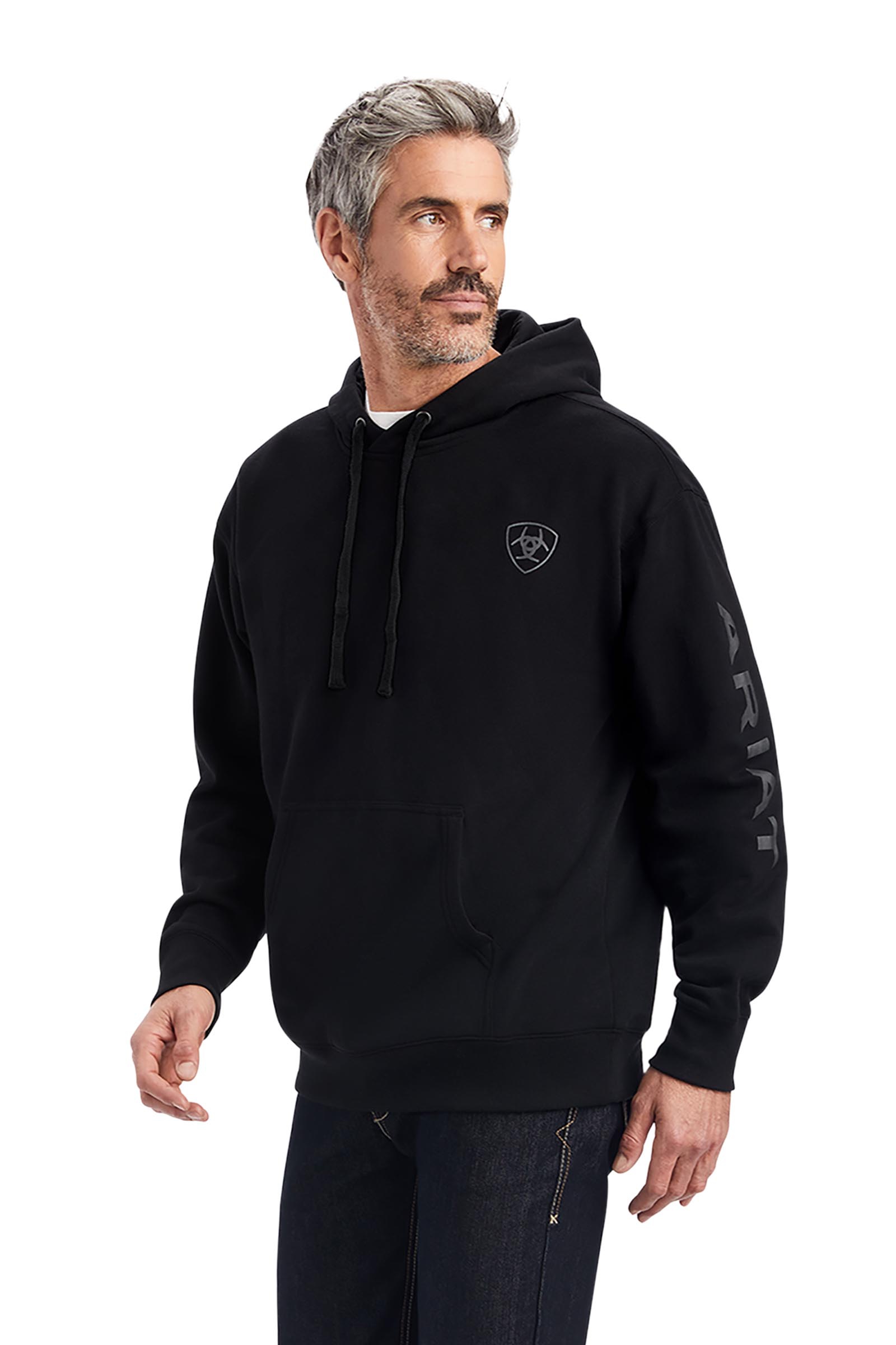 Ariat Sudadera con capucha para hombre con logo