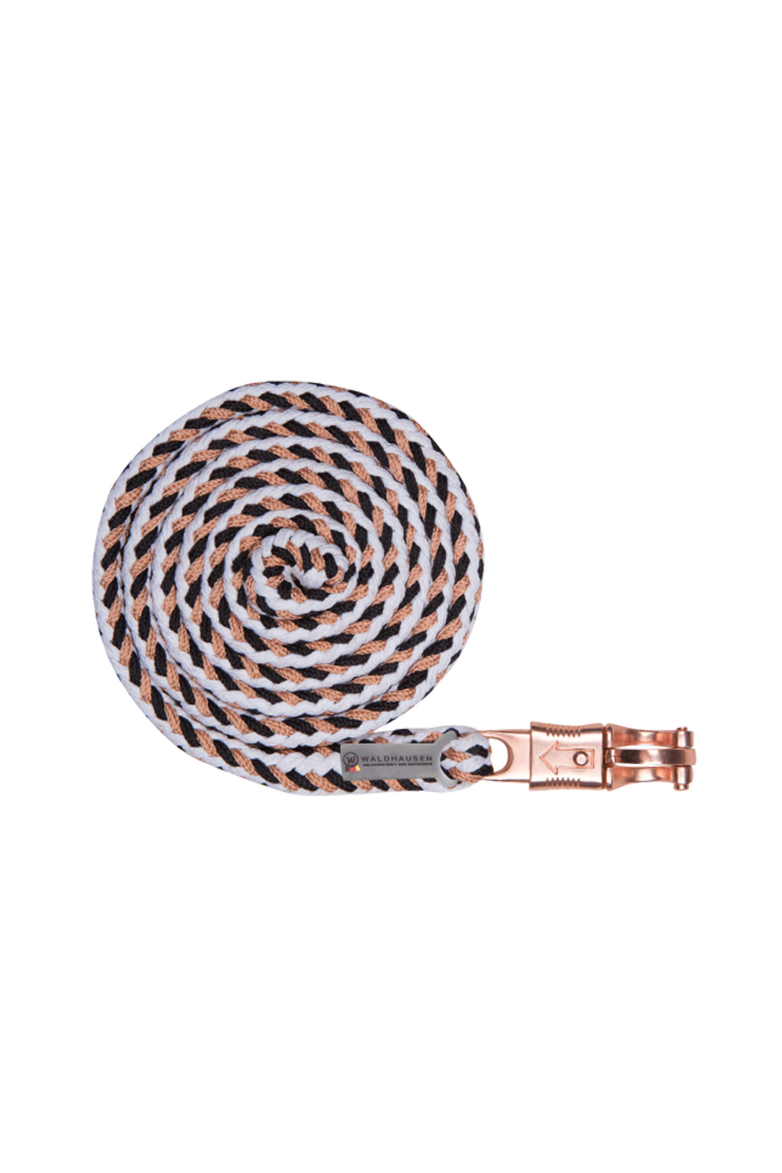 Black/White/Gold Waldhausen Shine Ramal De Descanso Con Mosquetón Antipánico