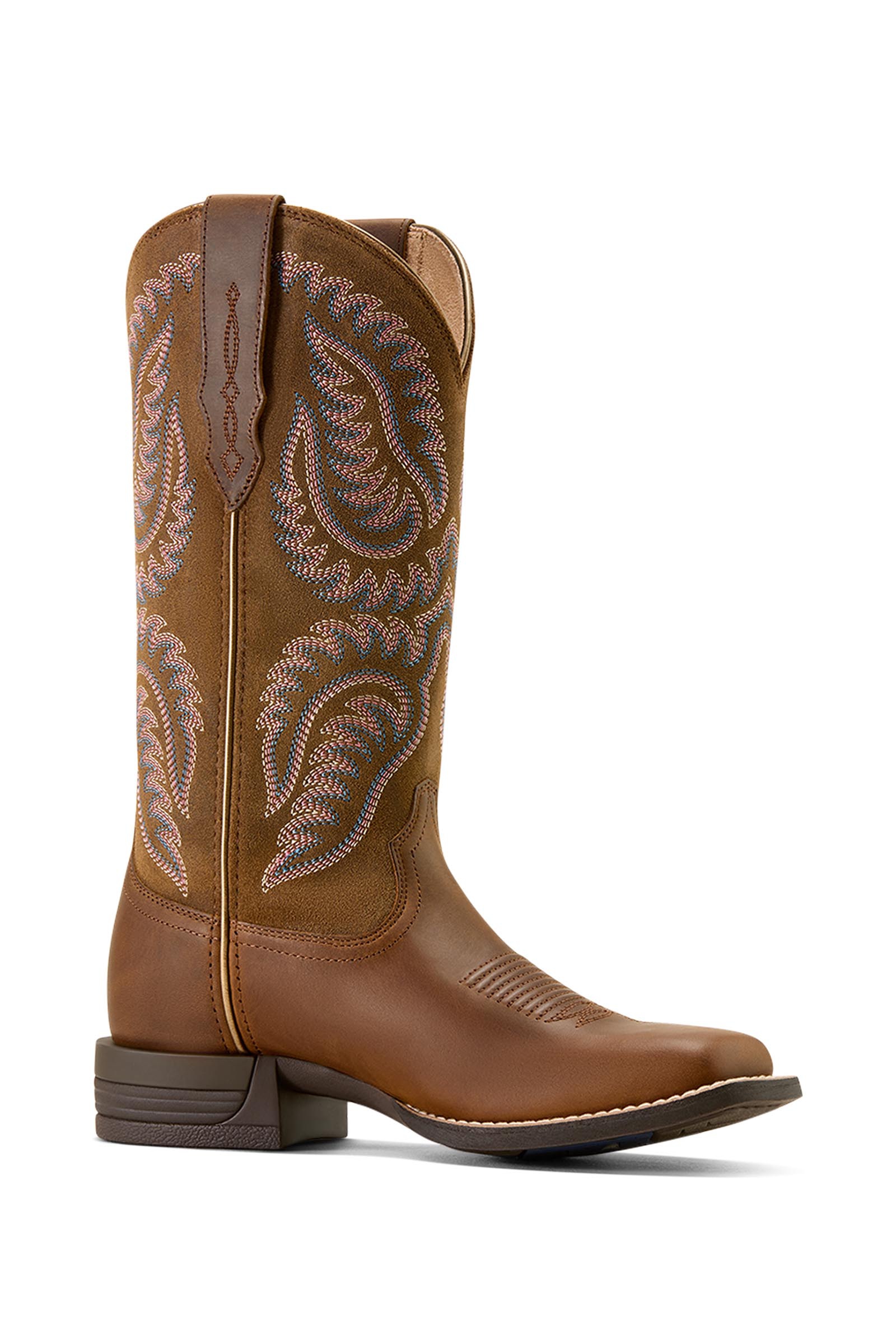 Ariat Mujer Cattle Caite botas western con puntera cuadrada ancha