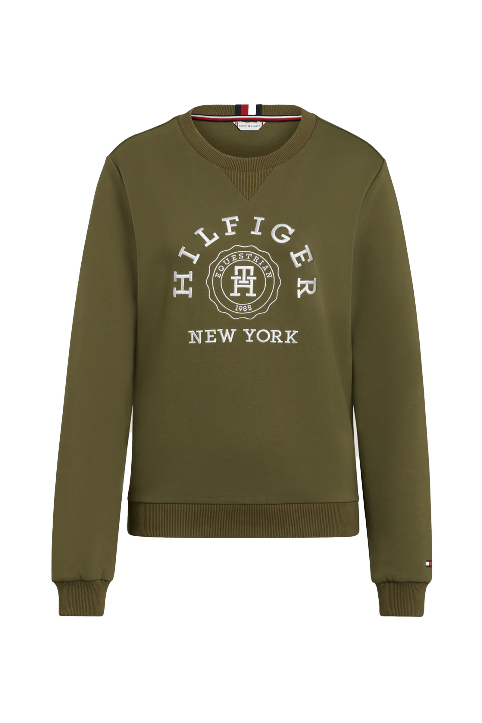 UTILITY OLIVE Tommy Hilfiger Equestrian Evans sudadera gr&aacute;fica