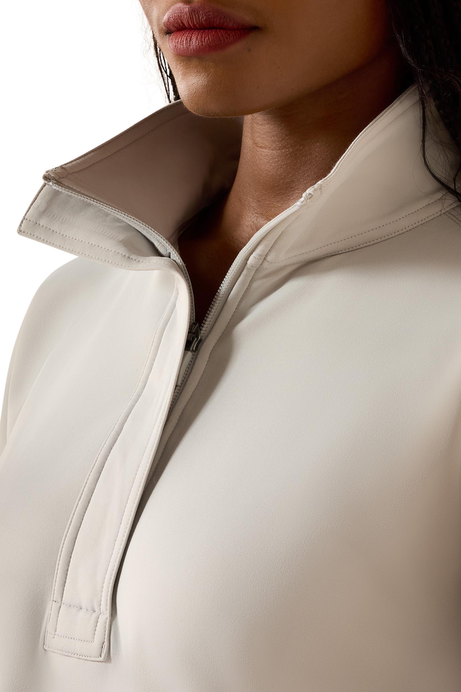 Ariat Mujer Breeze Logo 1/2 Zip sudadera